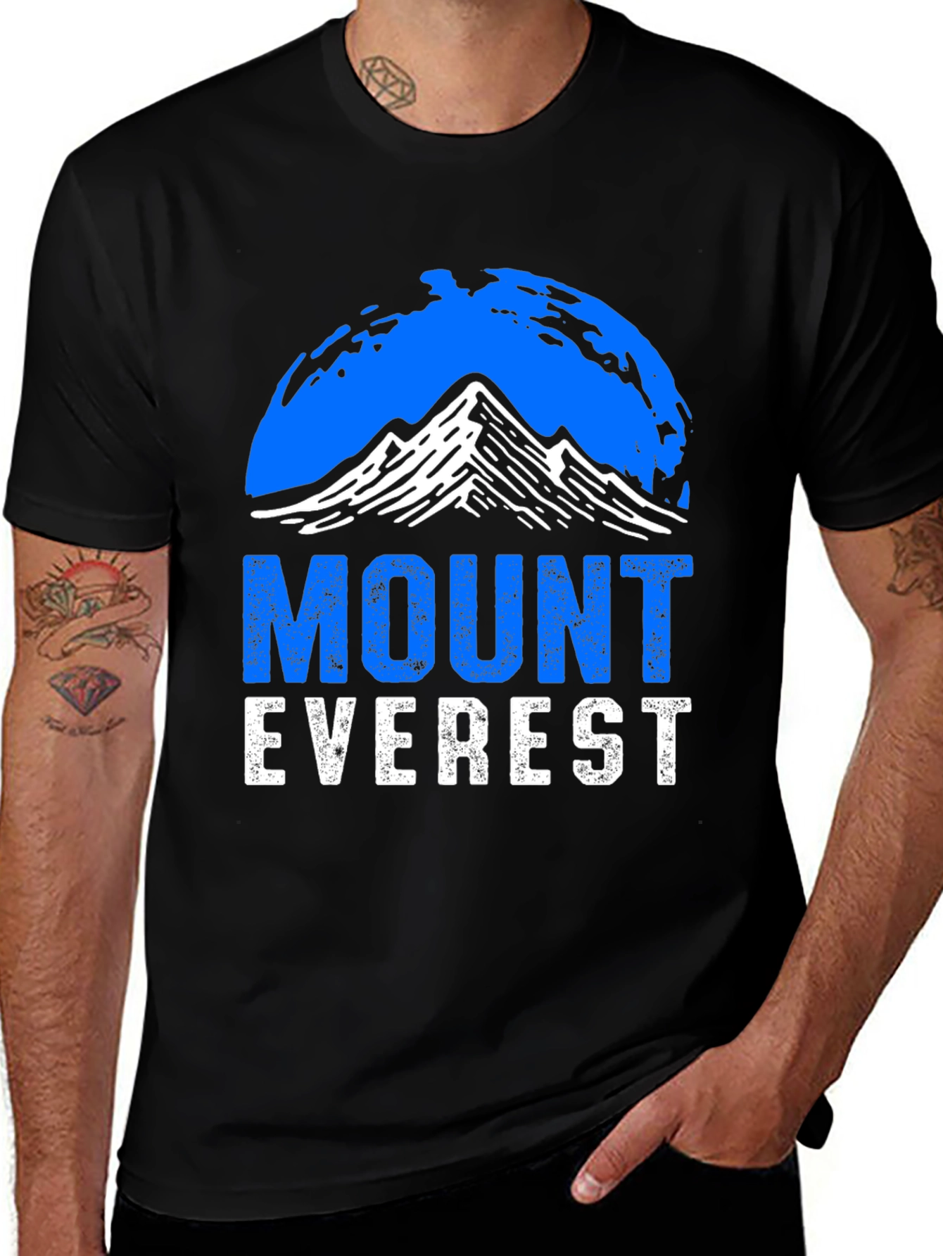 Variant 22 of Mount Everest Graphic T-Shirt