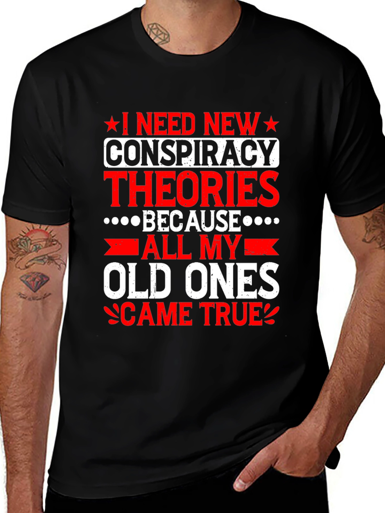Variant 27 of Conspiracy Theory T-Shirt - Funny Statement Tee