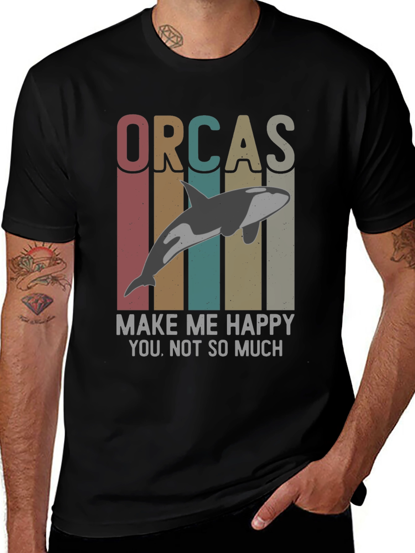 Variant 4 of Orca Lover T-Shirt - Makes Me Happy!