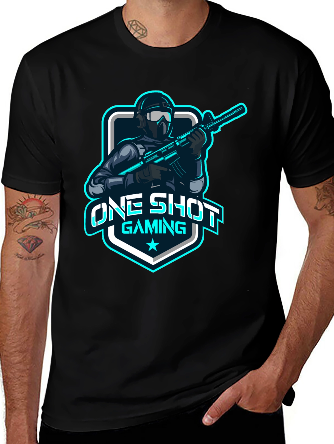 Variant 24 of One Shot Gaming T-Shirt: Gamer Style