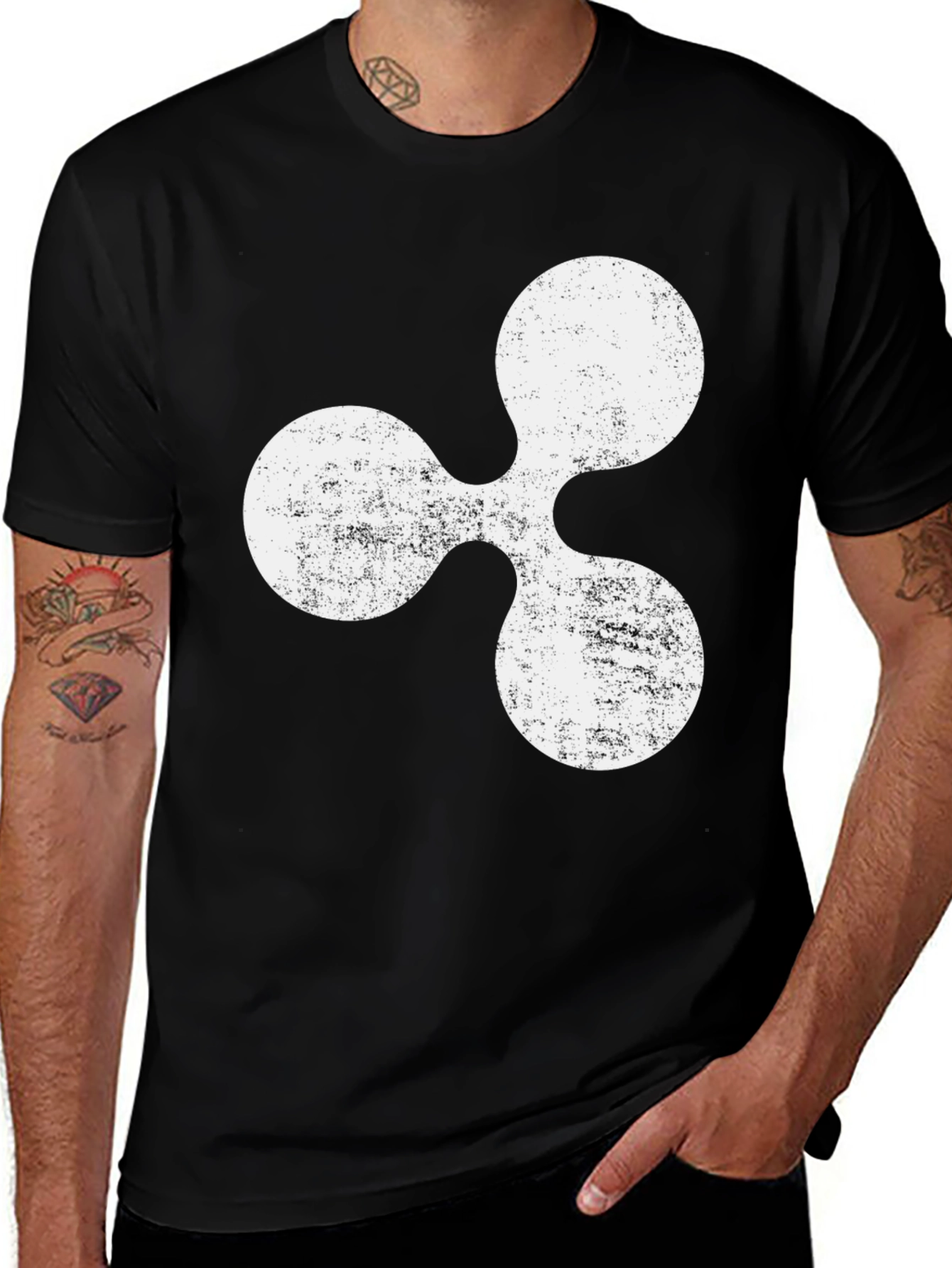 Ripple XRP Crypto T-Shirt - Black