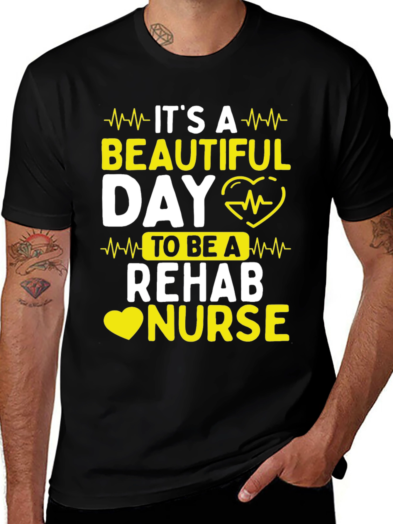 Rehab Nurse Graphic T-Shirt - Comfortable & Stylish