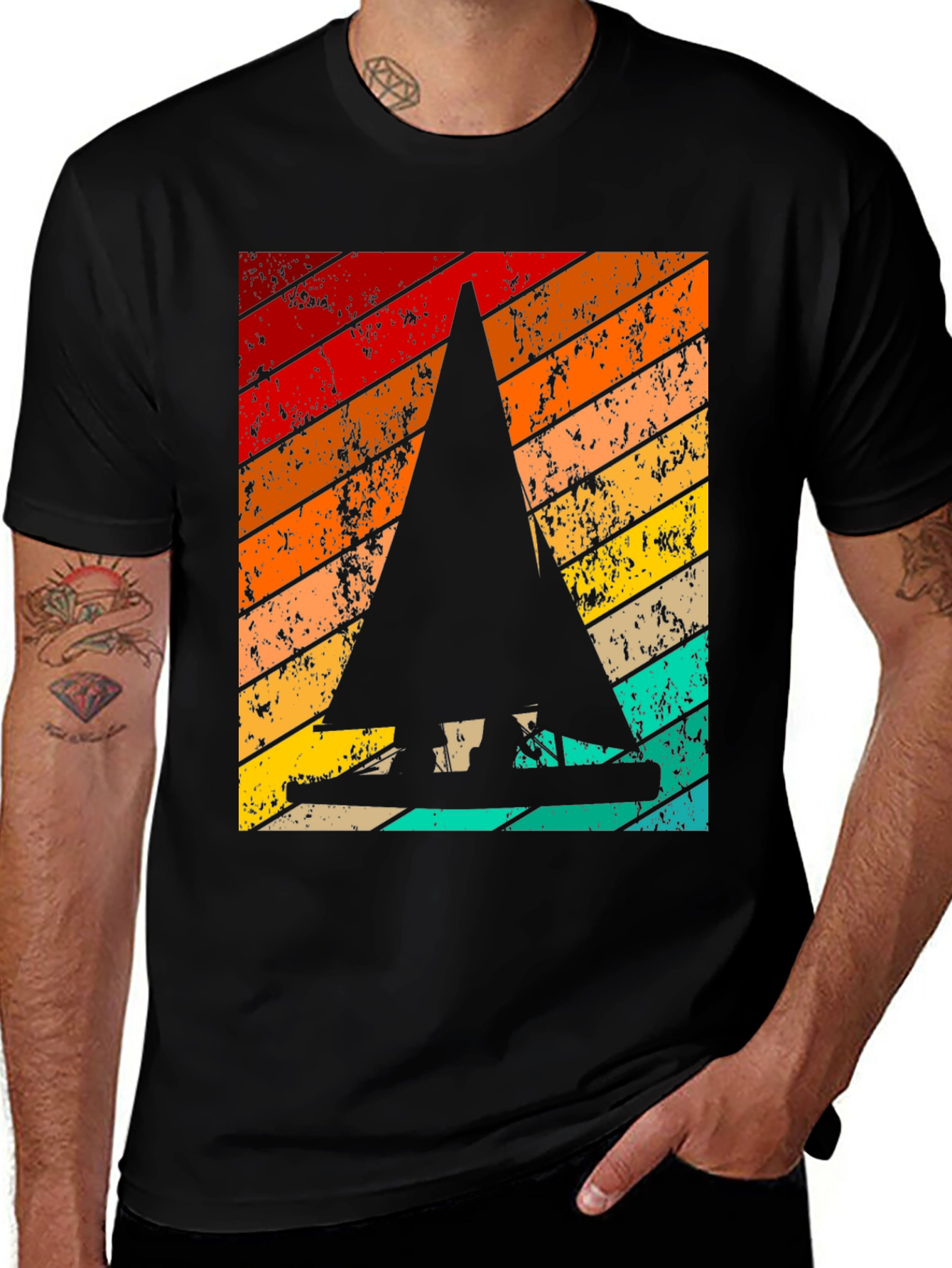 Variant 6 of Vintage Sailboat T-Shirt