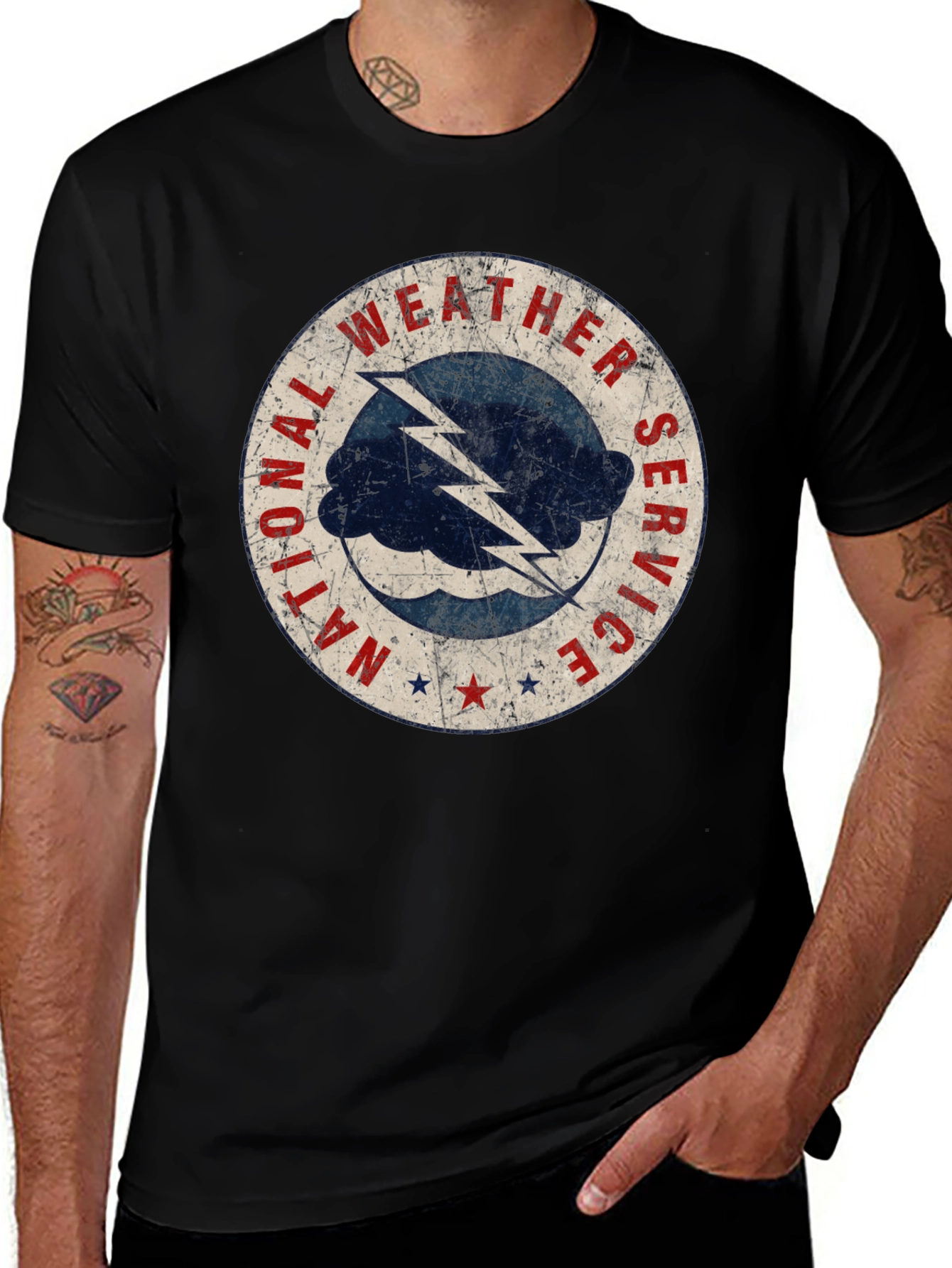 Variant 23 of National Weather Service Graphic T-Shirt