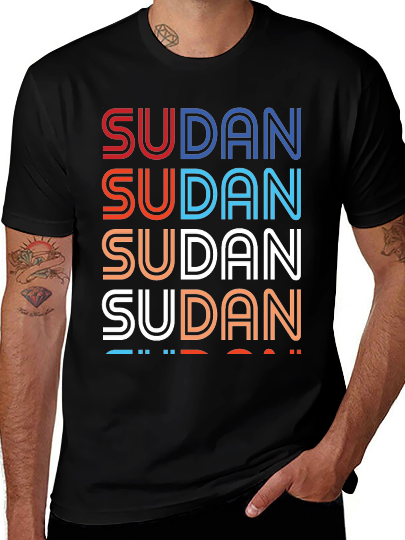 Retro Sudan Graphic T-Shirt