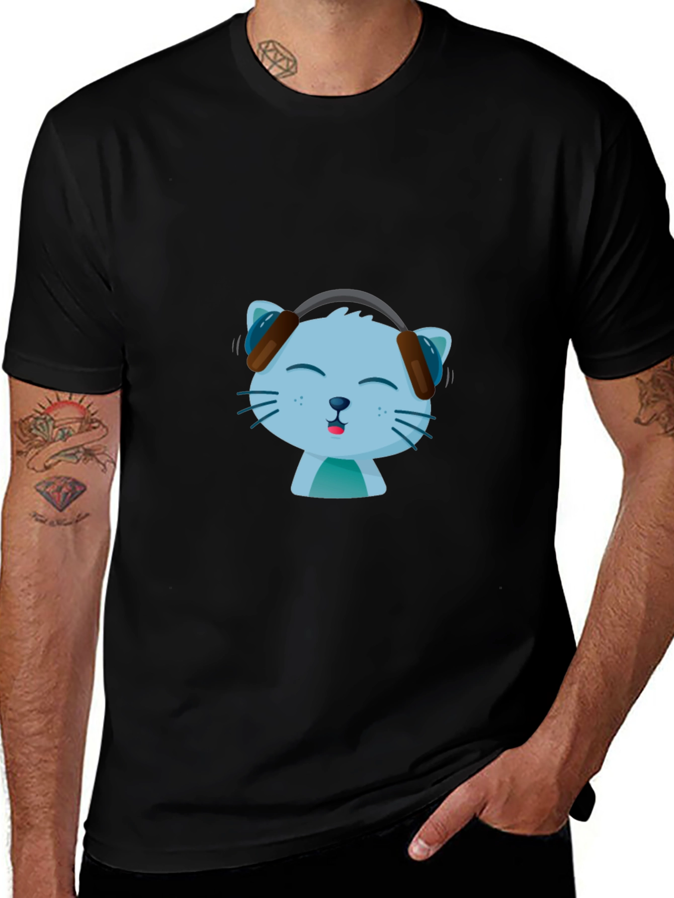 Variant 8 of Cool Cat T-Shirt - Relaxed Fit Cotton Tee