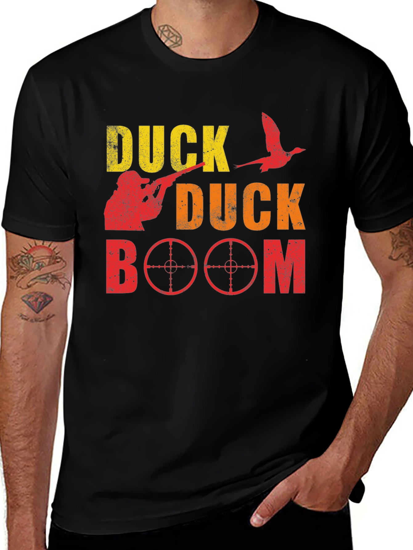 Variant 24 of Duck Duck Boom Hunting T-Shirt