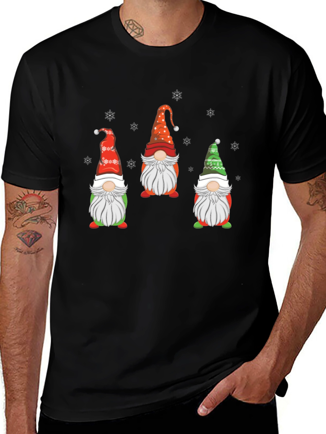 Variant 2 of Festive Gnome T-Shirt - Holiday Cheer