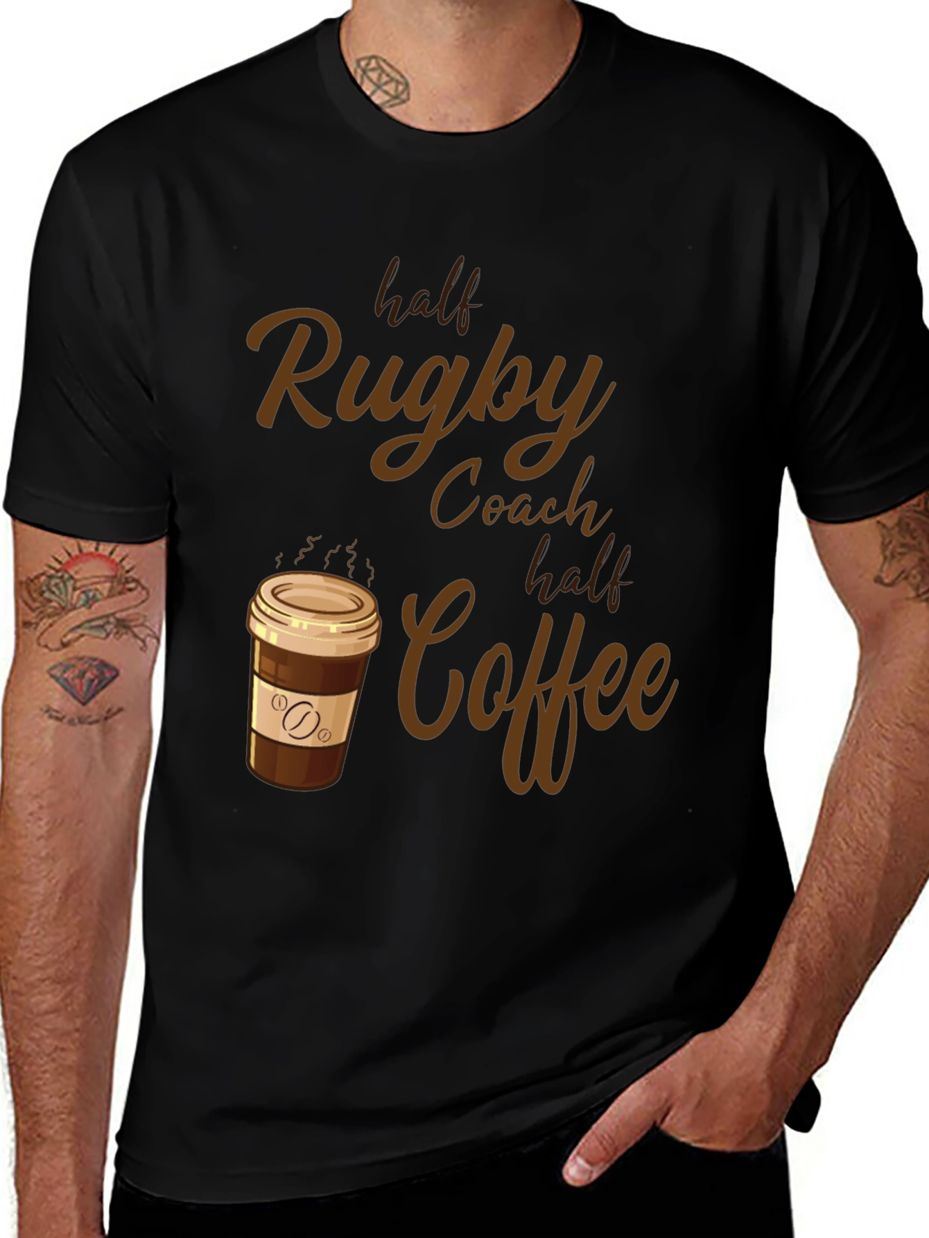 Rugby Coach & Coffee T-Shirt