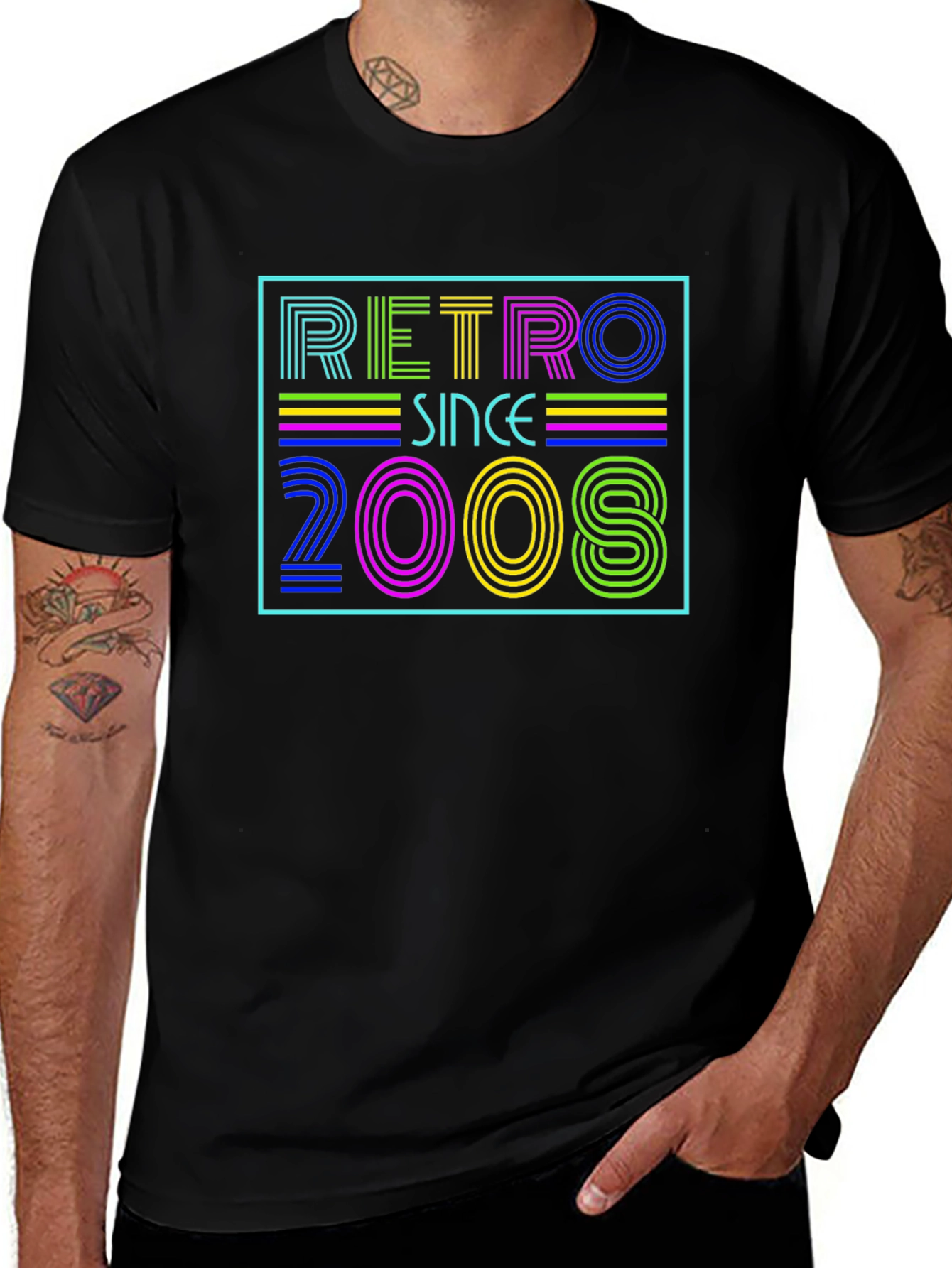 Variant 27 of Retro Since 2008 Graphic T-Shirt