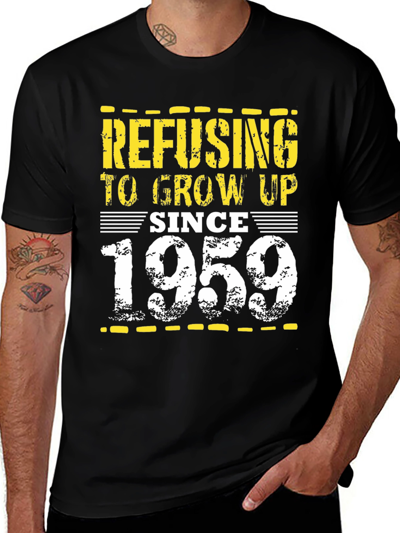 Variant 27 of Refusing to Grow Up Since 1959 T-Shirt