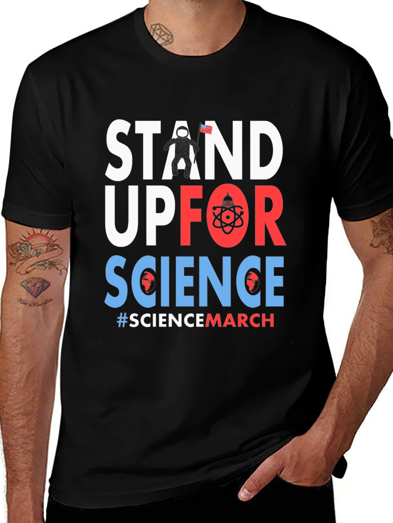 Variant 9 of Stand Up For Science T-Shirt