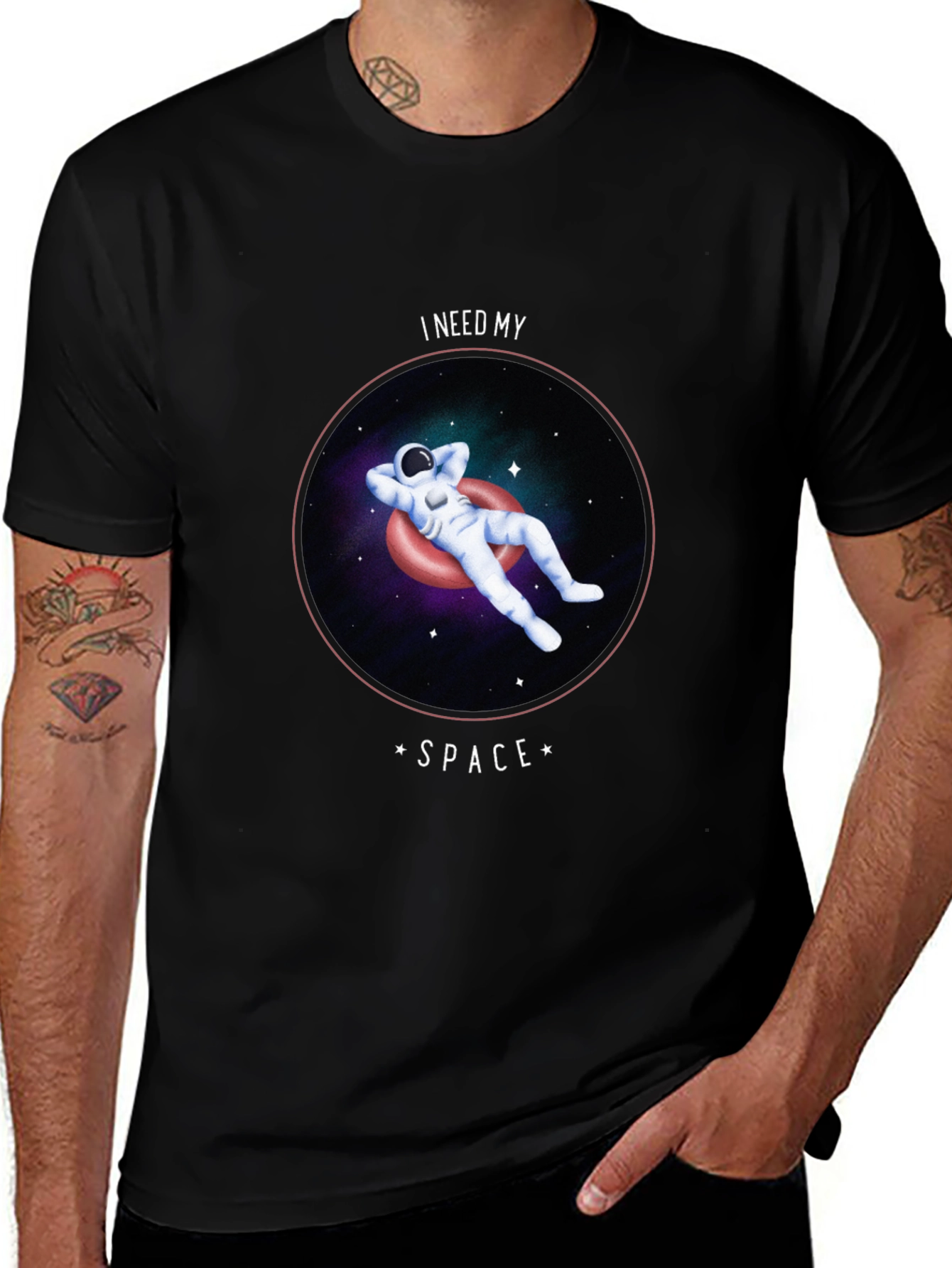 I Need My Space T-Shirt - Astronaut Design