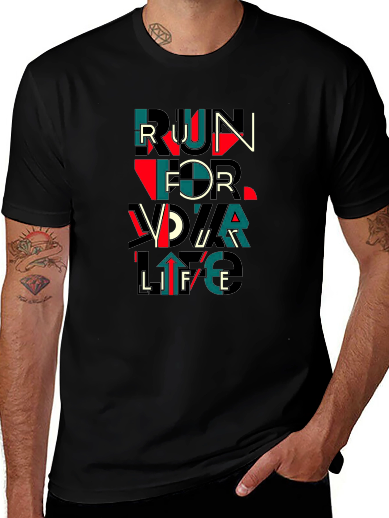Variant 26 of Run For Your Life Graphic Tee