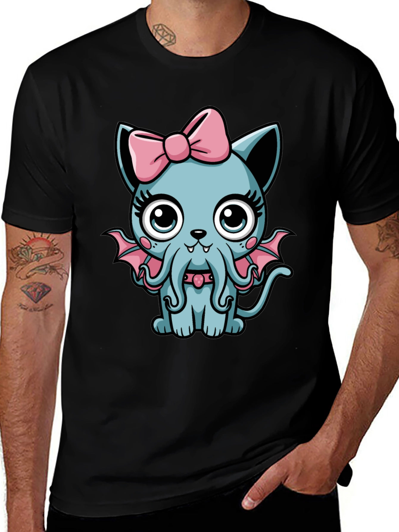 Cthulhu Cat T-Shirt - Cute & Creepy Tee