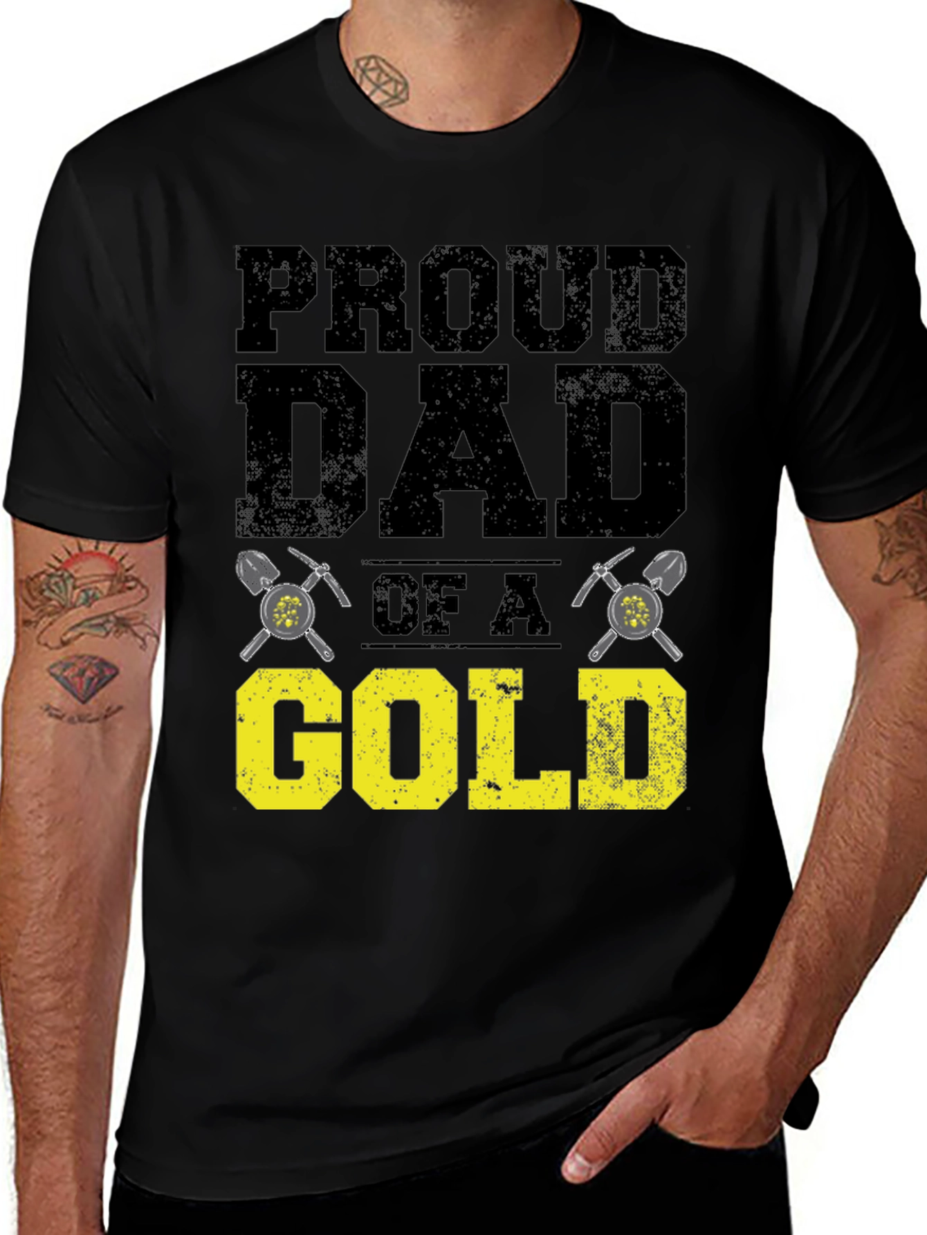 Variant 2 of Proud Dad of a Gold Miner T-Shirt