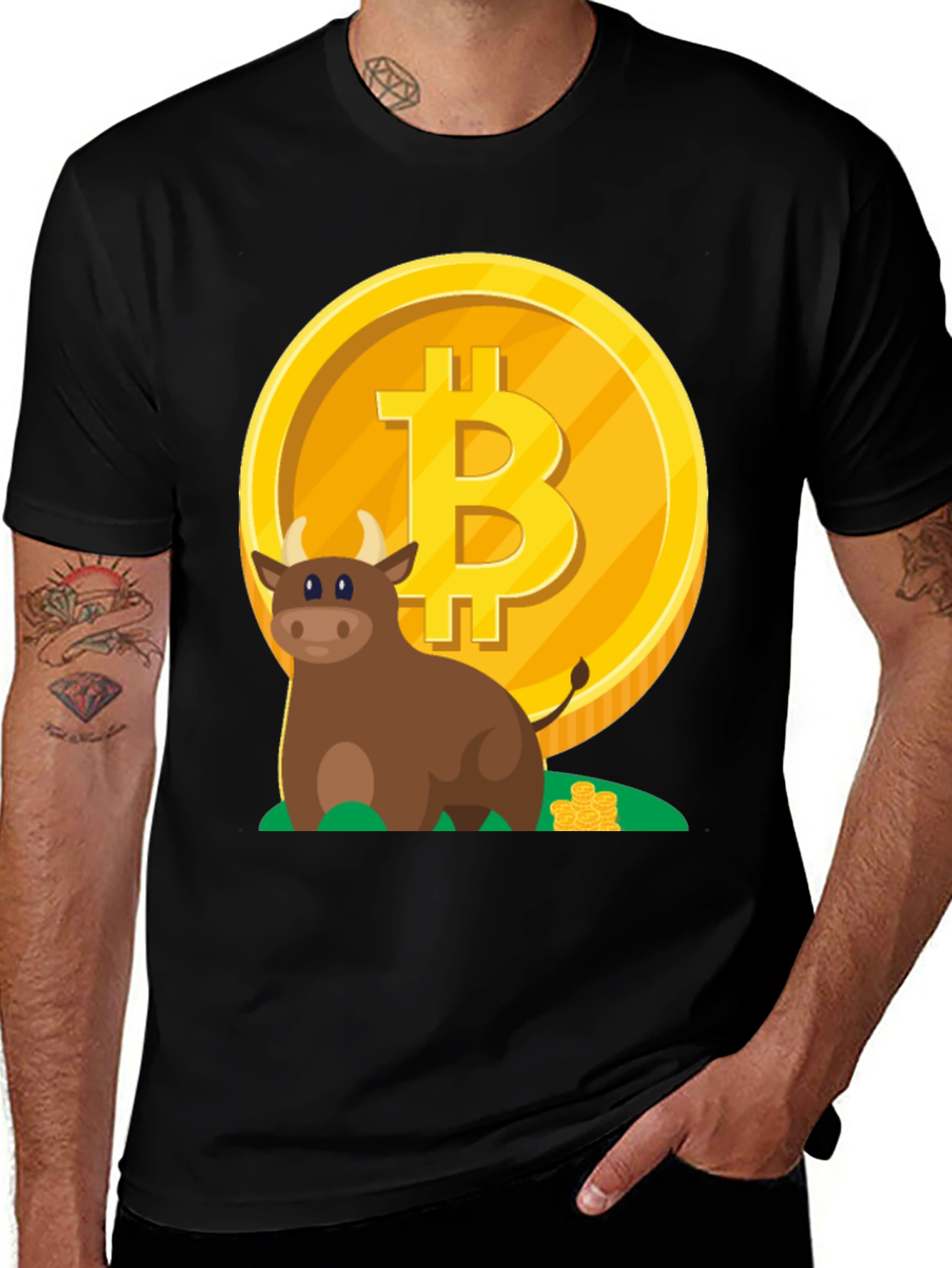 Bitcoin Bull Market Black T-Shirt