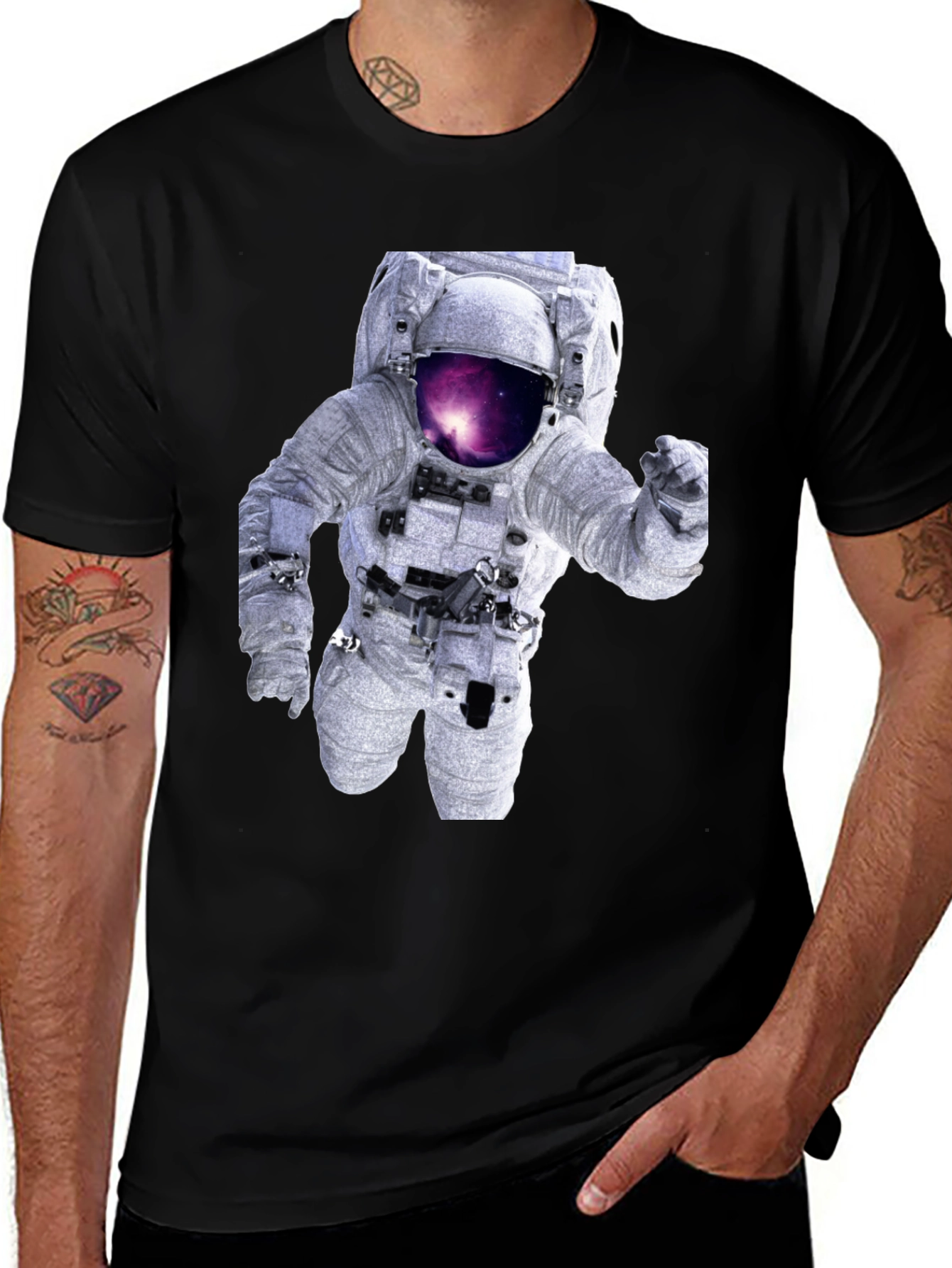 Variant 25 of Astronaut Graphic Print T-Shirt