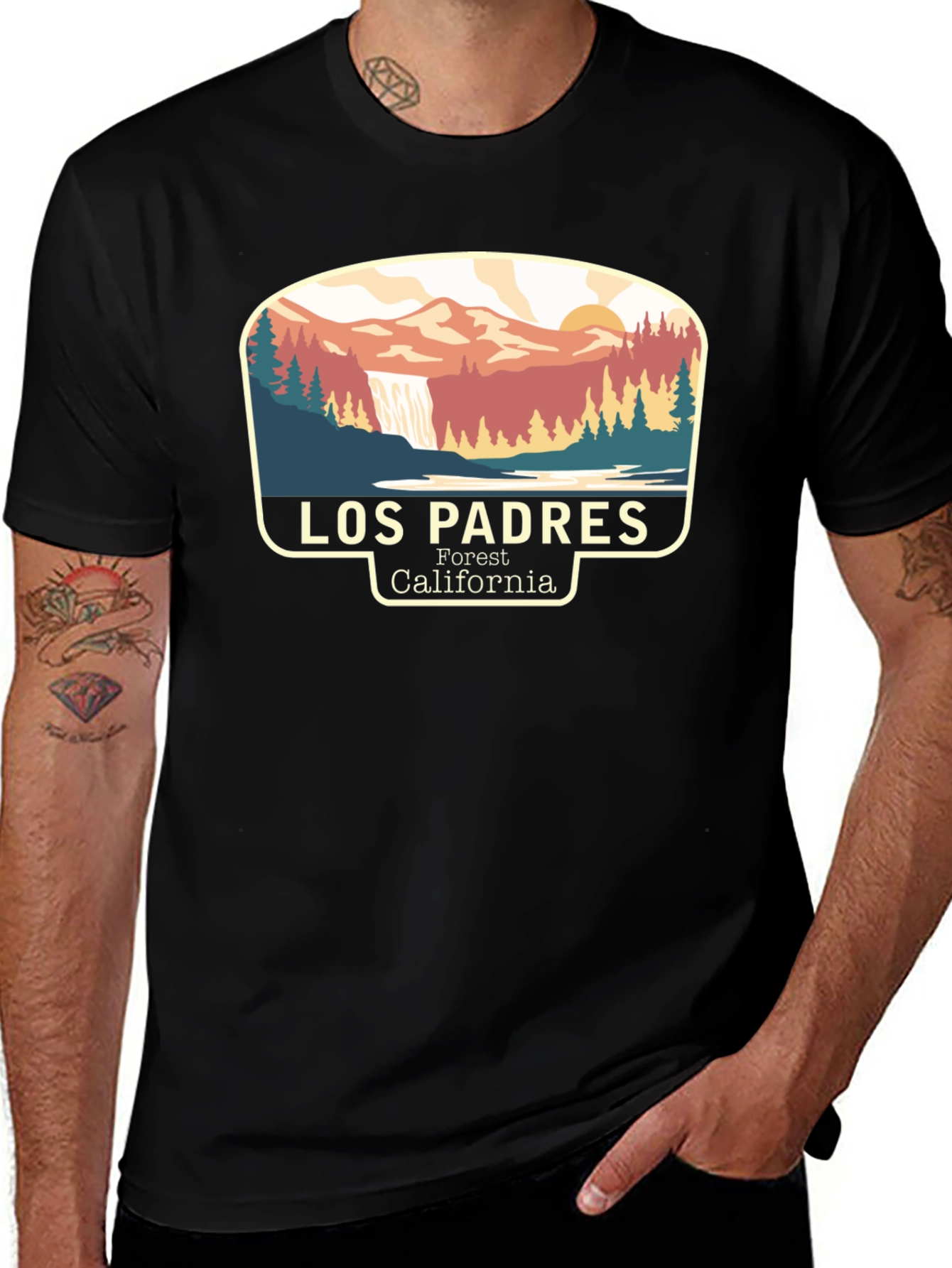 Variant 24 of Los Padres Forest California T-Shirt