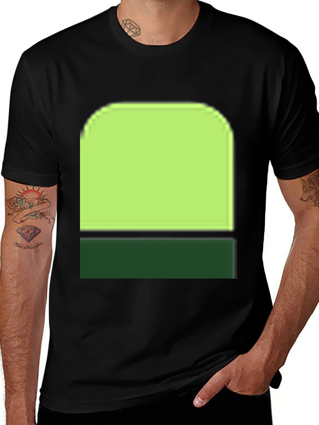 Variant 25 of Abstract Green Graphic Tee