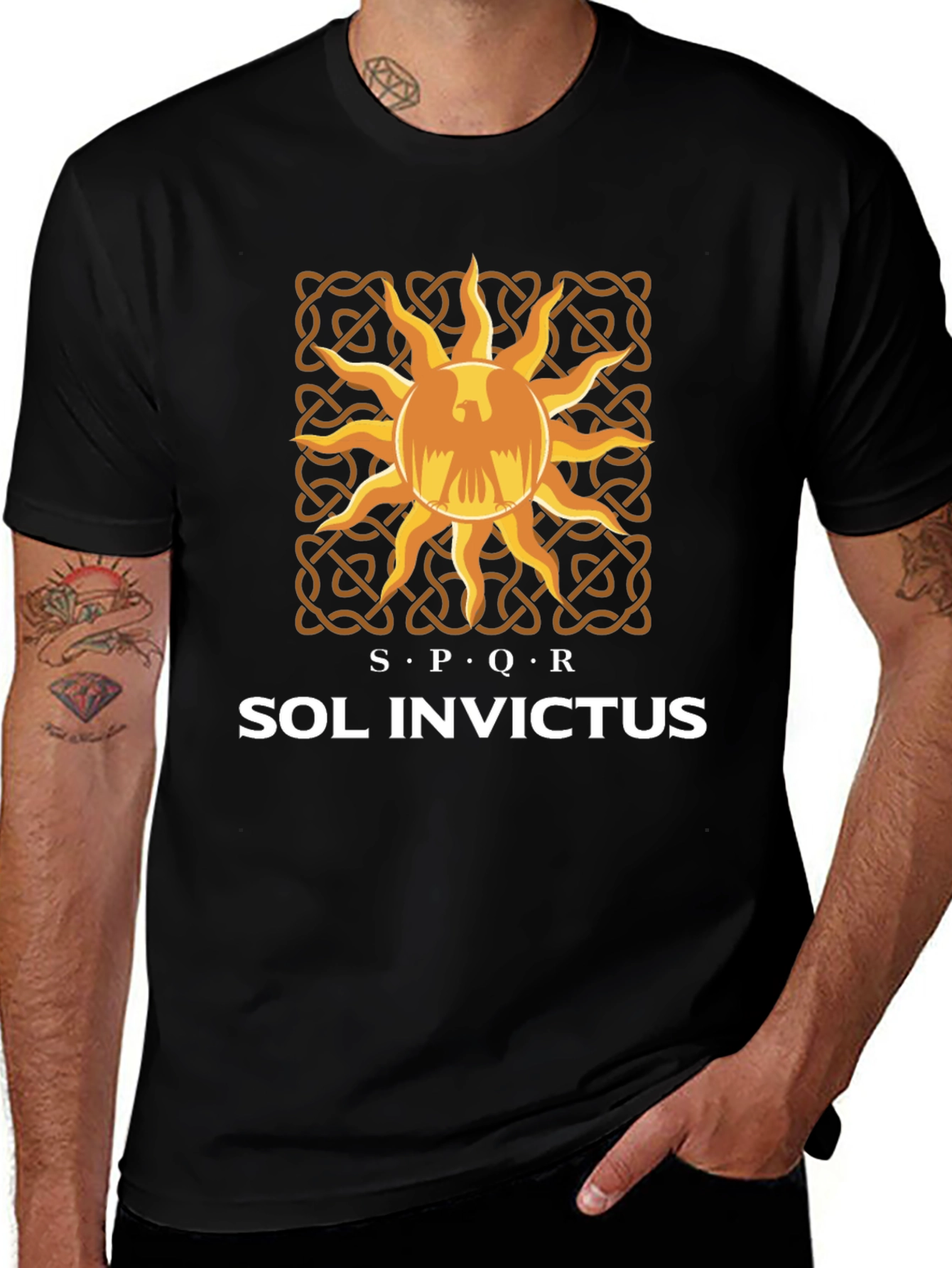 Sol Invictus Graphic Tee - Roman Sun God T-Shirt