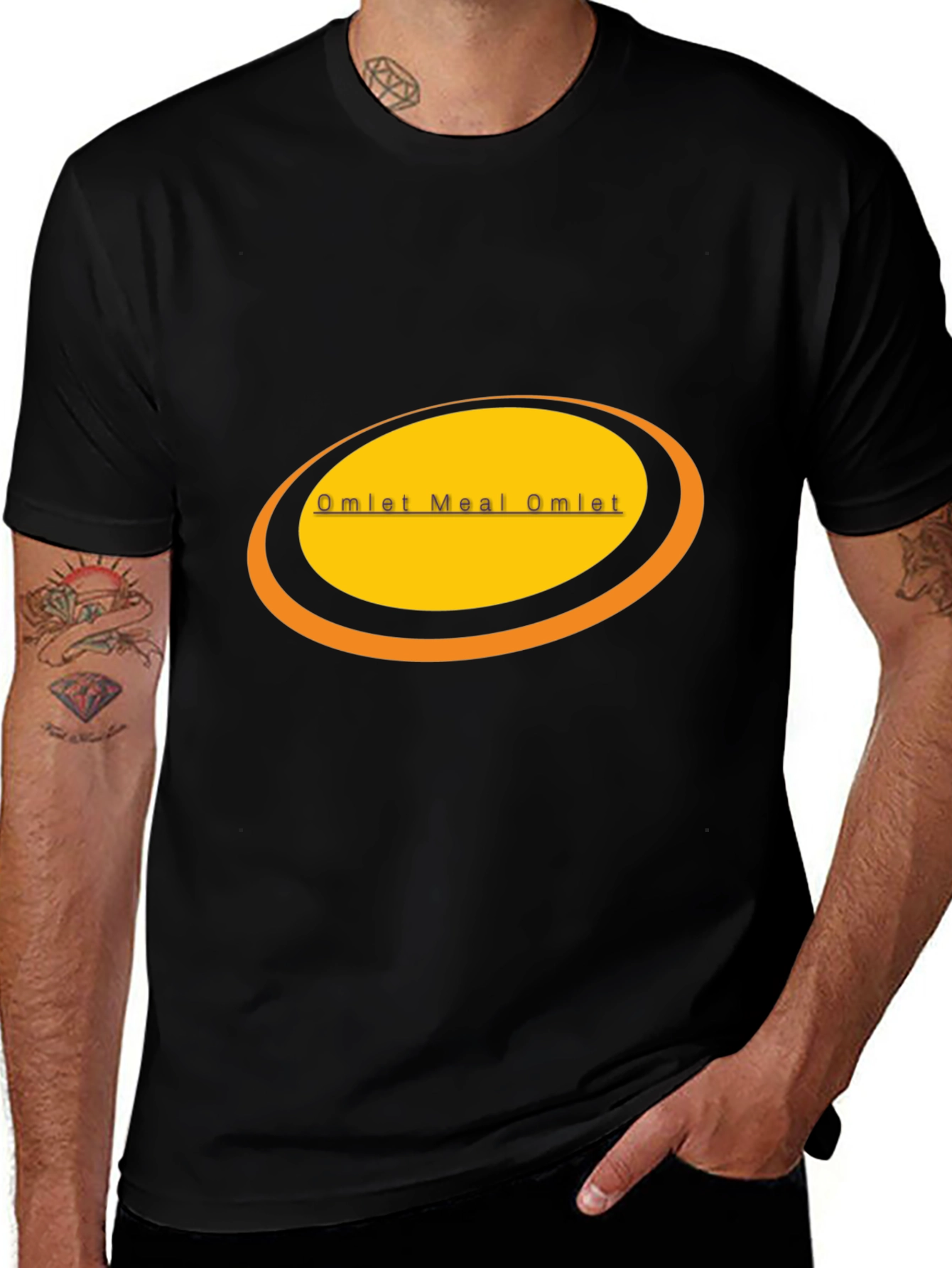 Black Omelet Meal Omelet T-Shirt main image