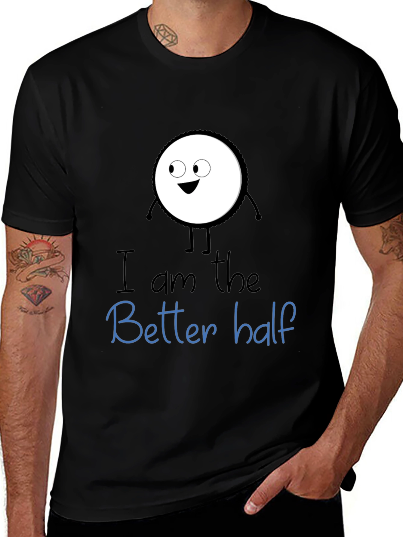 Funny Matching Couple T-Shirt - The Better Half