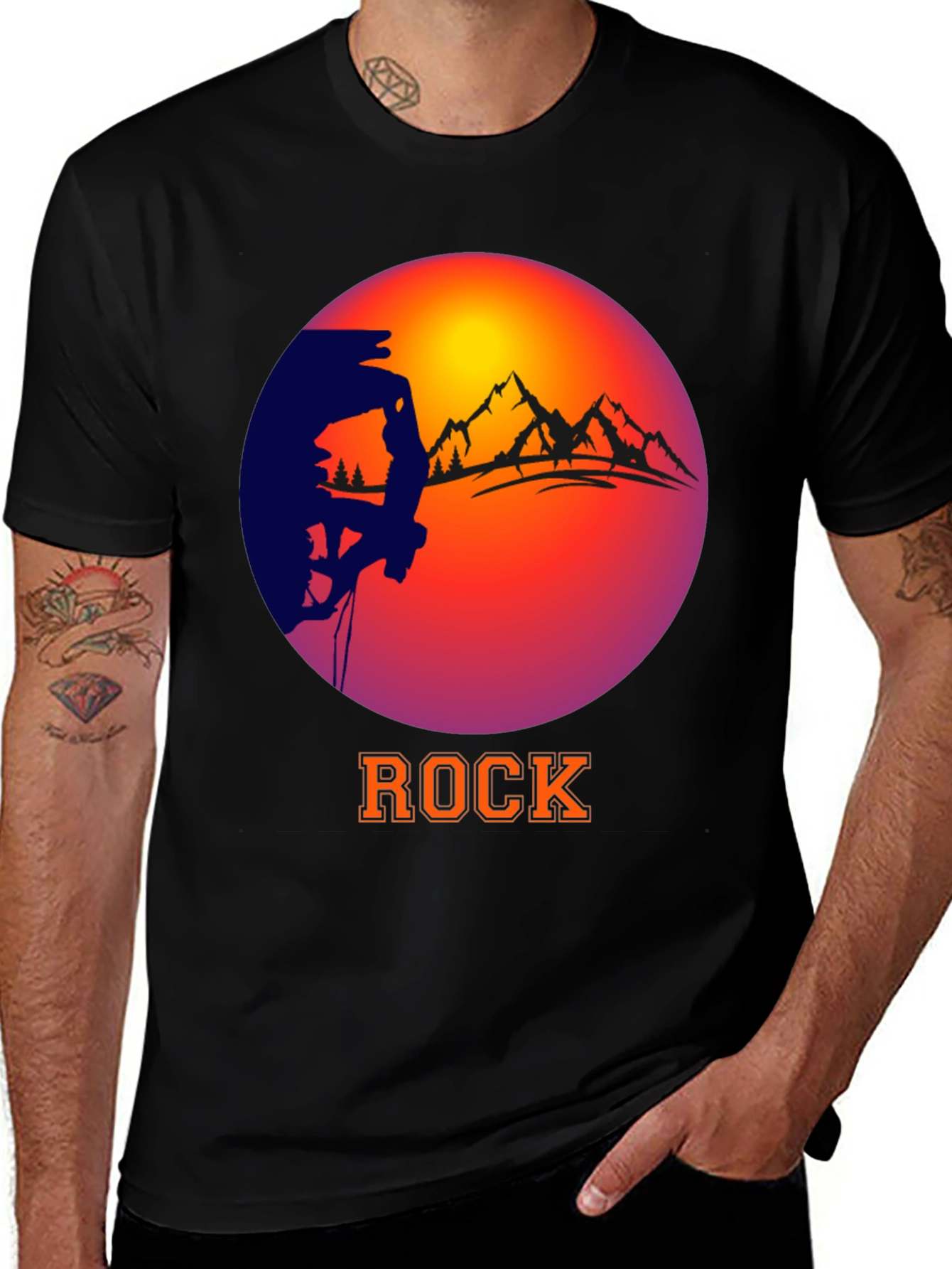Variant 27 of Rock Climbing Graphic Tee - Adventure Apparel