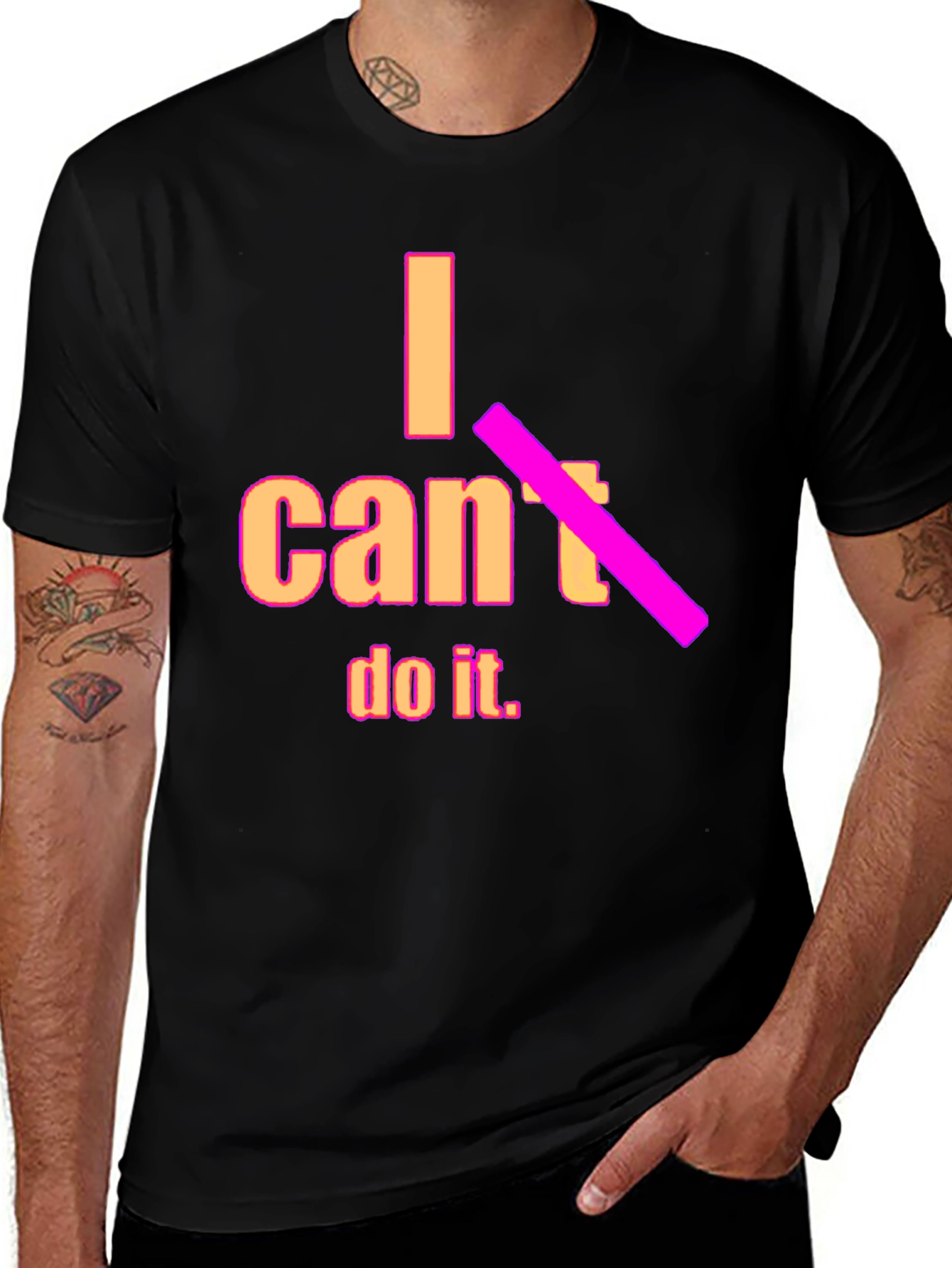 Variant 23 of Motivational T-Shirt - I Can Do It