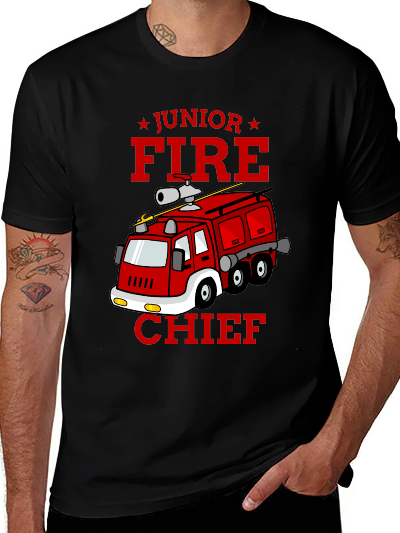 Variant 17 of Junior Fire Chief Kids T-Shirt