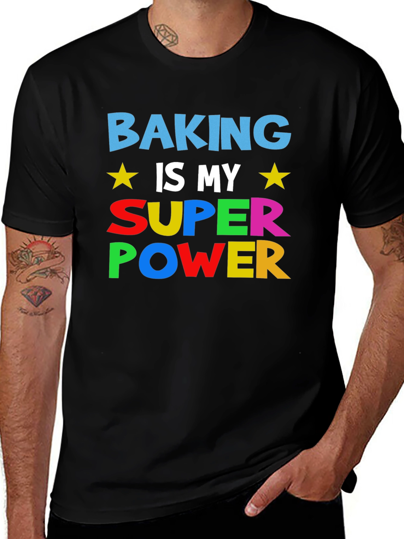 Variant 11 of Baking is My Super Power Graphic T-Shirt