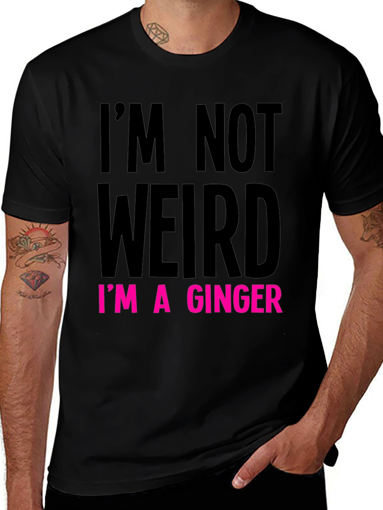 Variant 26 of I'm Not Weird I'm A Ginger T-Shirt