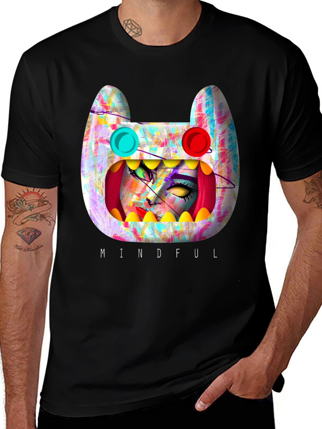 Variant 10 of Mindful Art Graphic Print T-Shirt