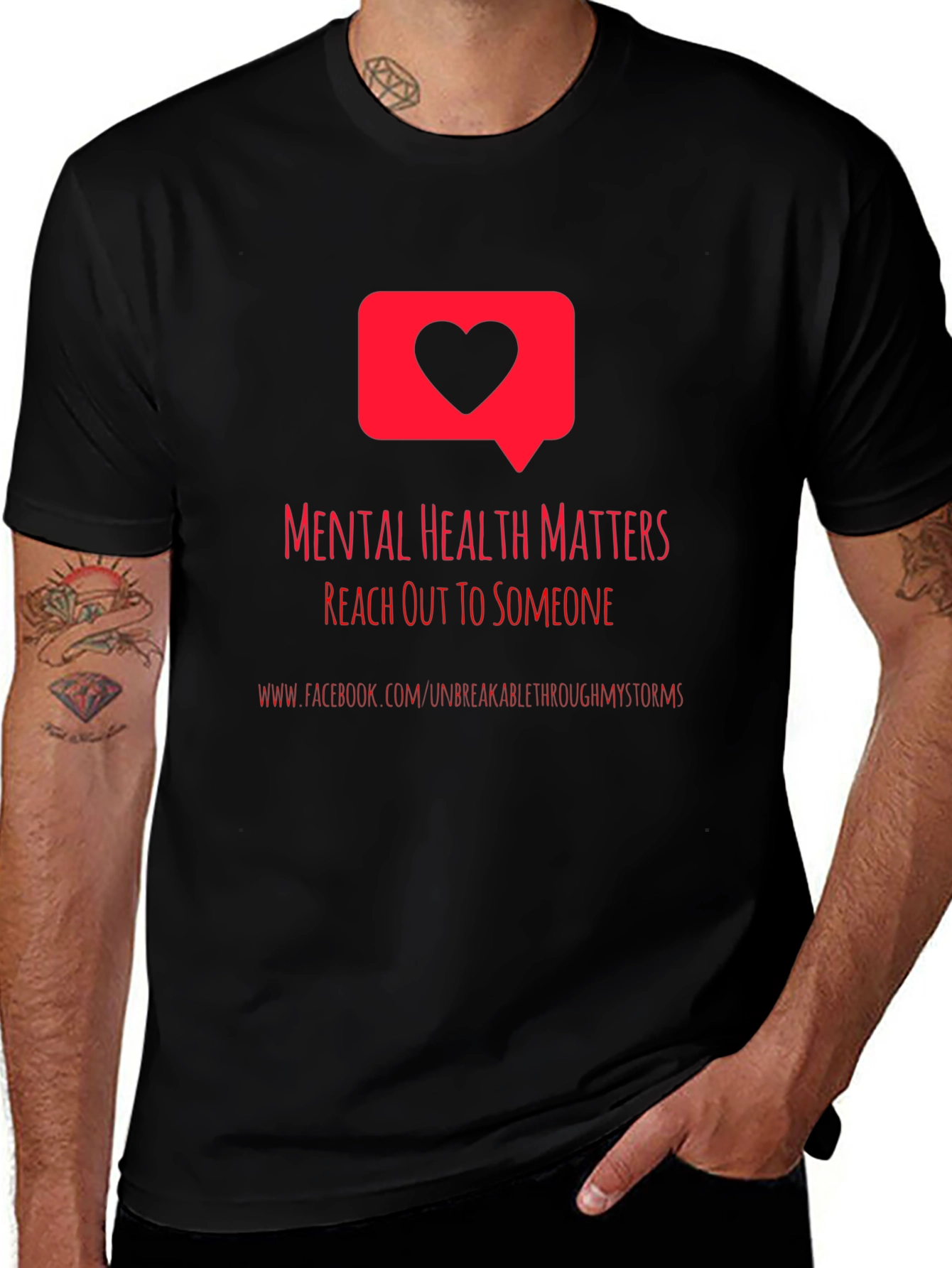 Variant 12 of Mental Health Matters Graphic Tee