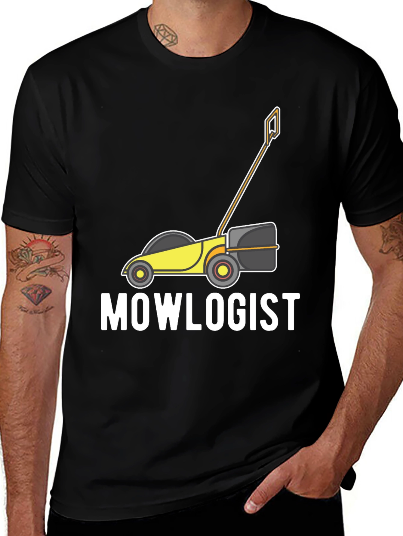 Variant 6 of Mowlogist T-Shirt - Funny Lawn Mowing Gift
