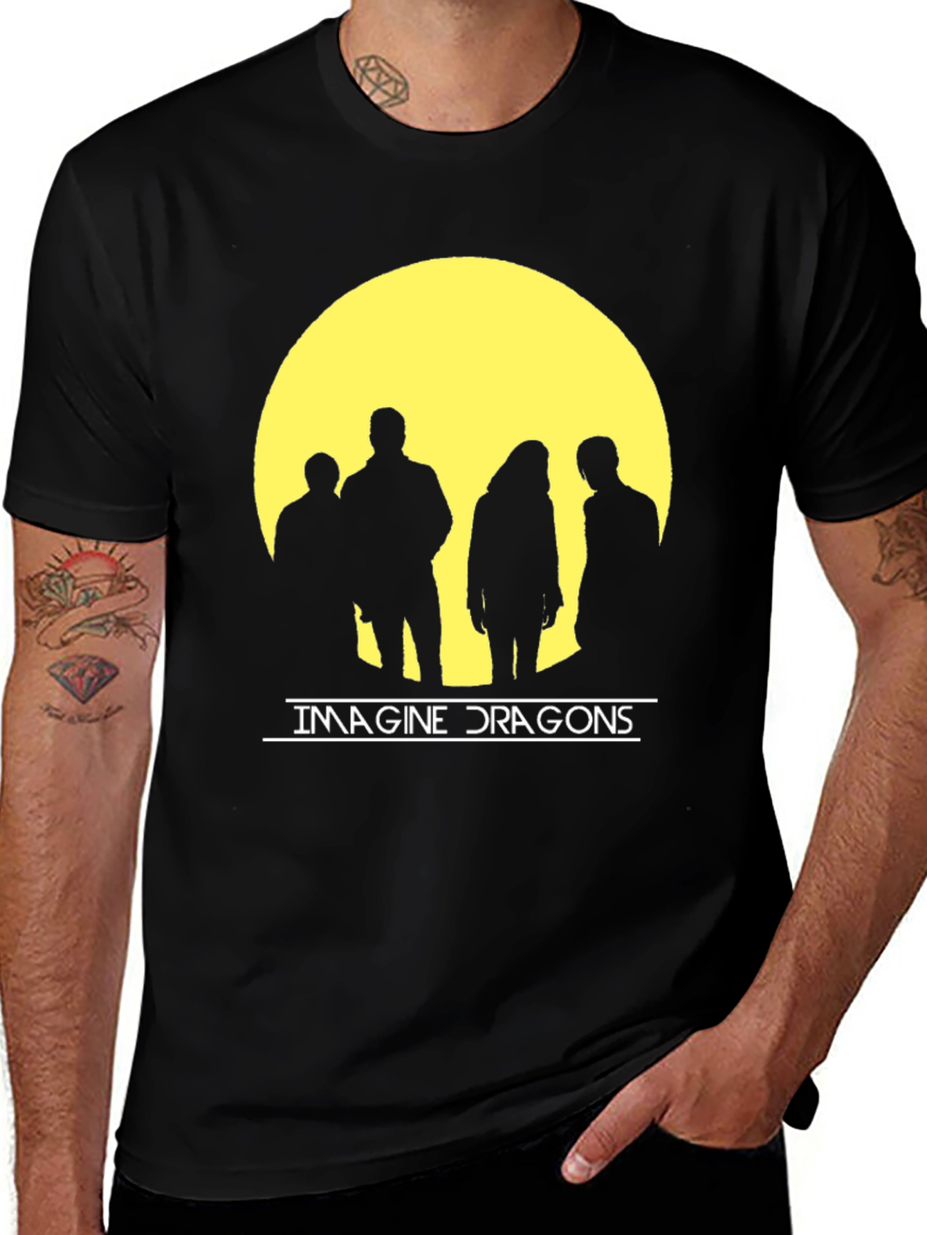 Variant 30 of Imagine Dragons Black T-Shirt