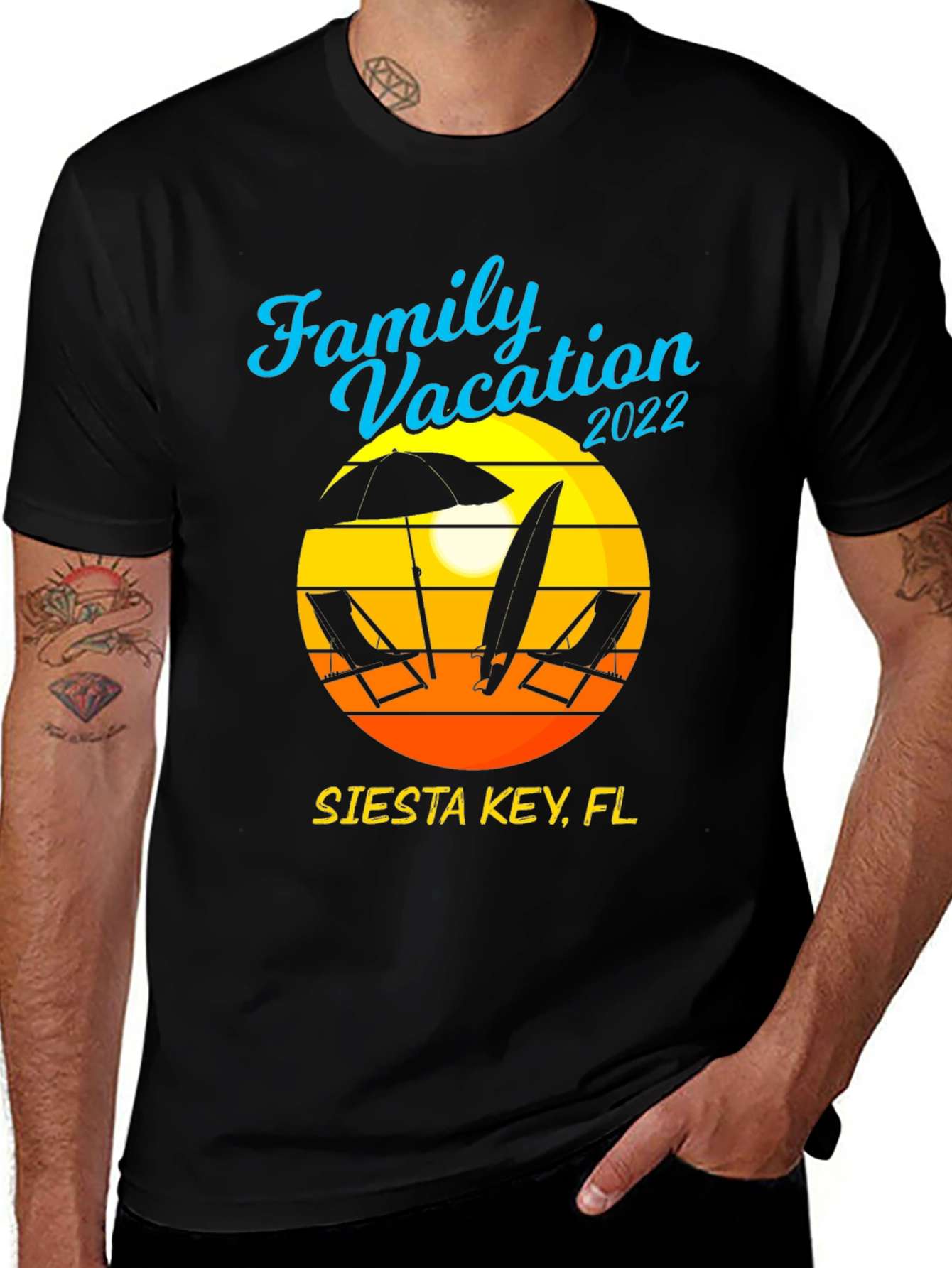 Family Vacation Siesta Key 2022 T-Shirt