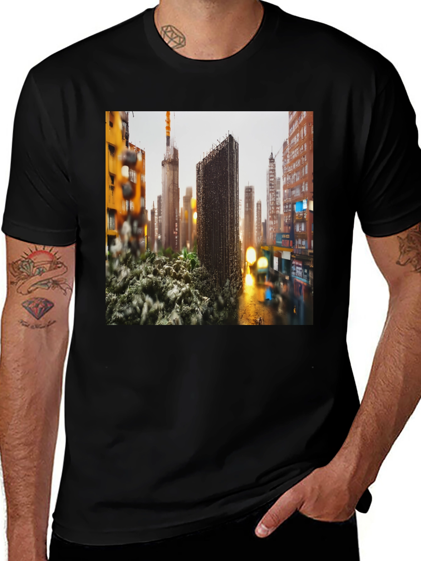 Variant 25 of Urban Vision T-Shirt - Cityscape Graphic Tee