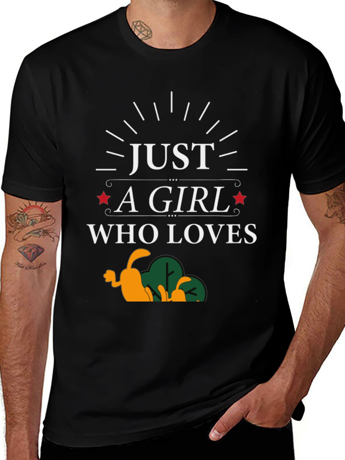 Variant 10 of Just A Girl Who Loves Dogs T-Shirt