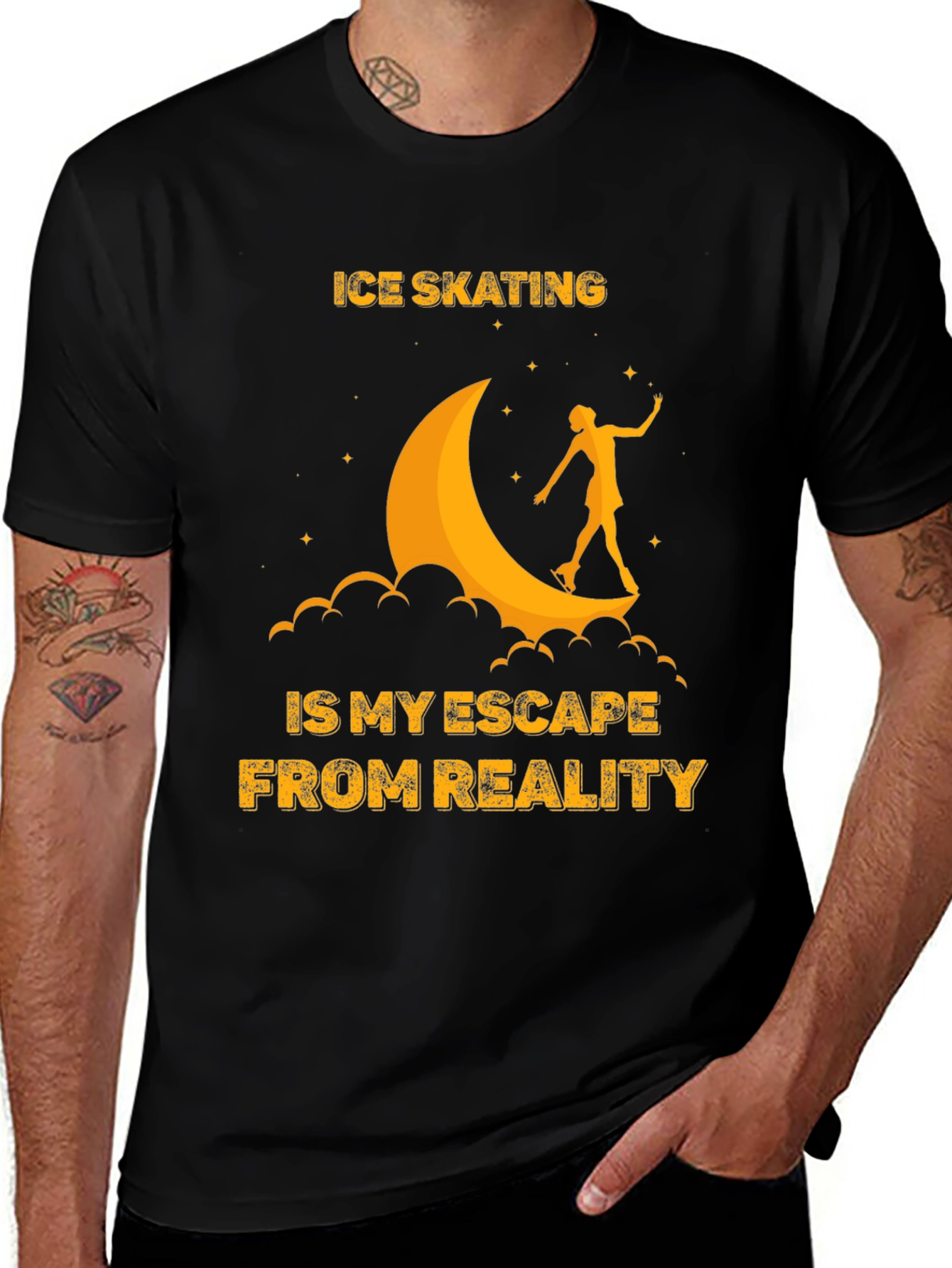 Variant 16 of Ice Skating Escape T-Shirt - Unique Design
