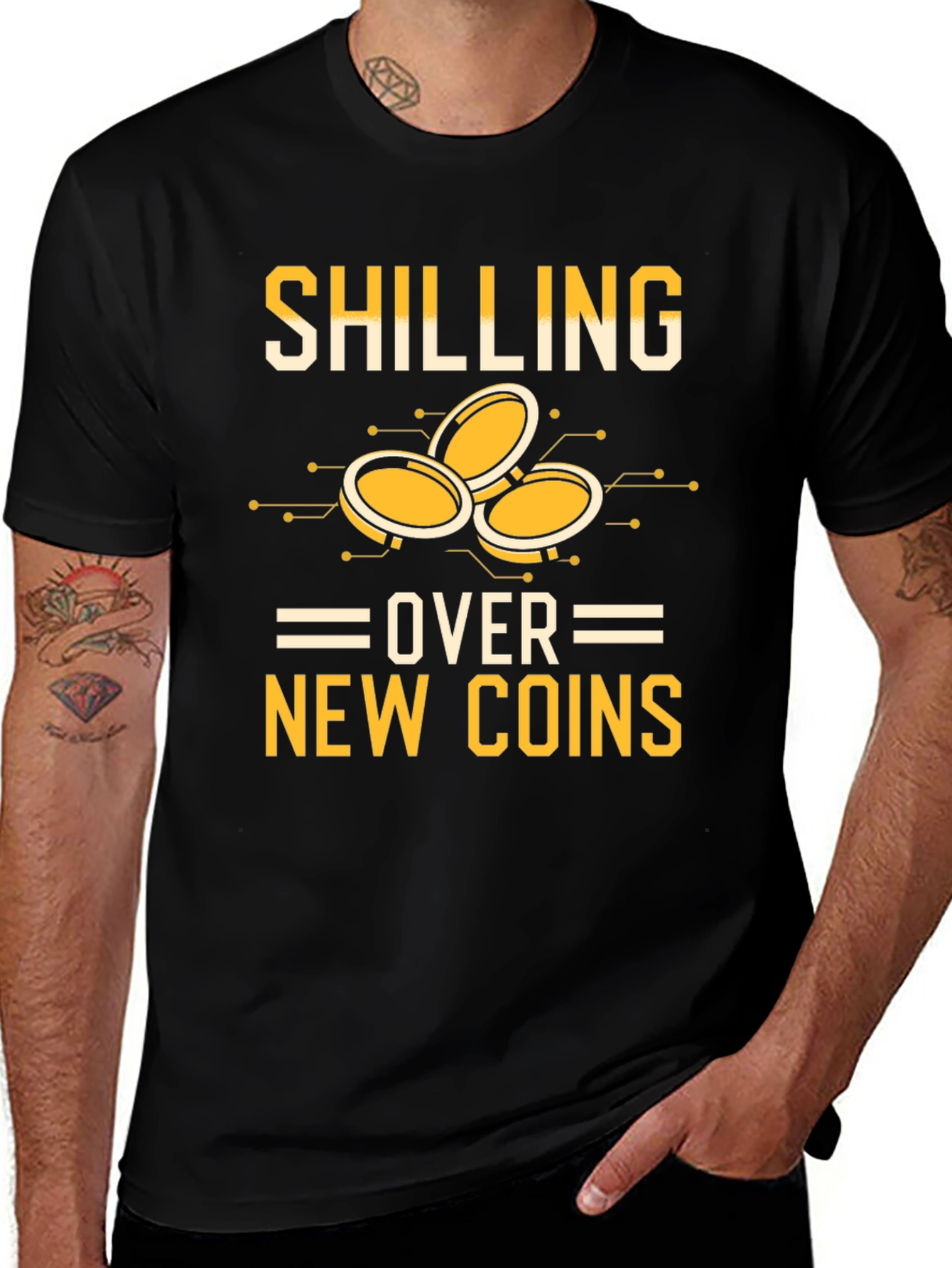 Variant 17 of Shilling Over New Coins Graphic T-Shirt
