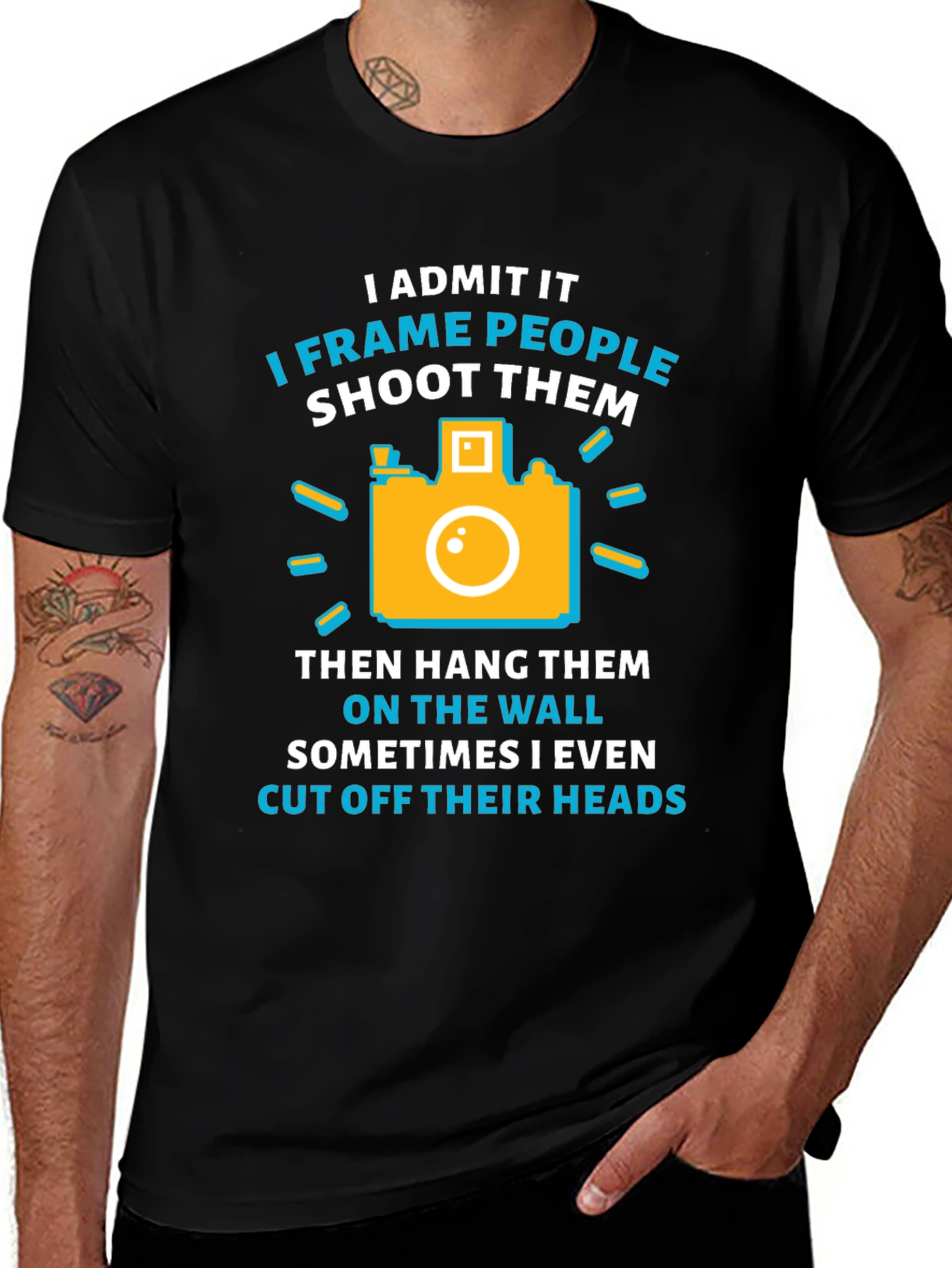 Variant 23 of Funny Photographer T-Shirt - I Frame People