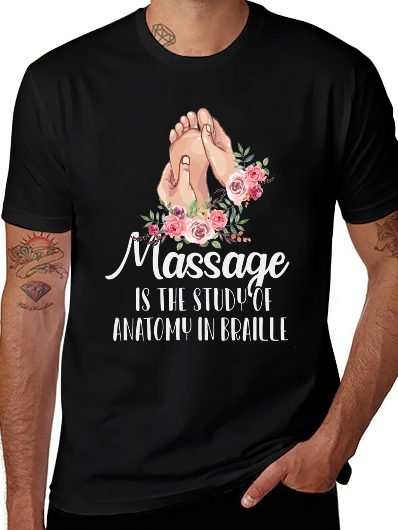 Variant 27 of Massage Therapy Anatomy T-Shirt