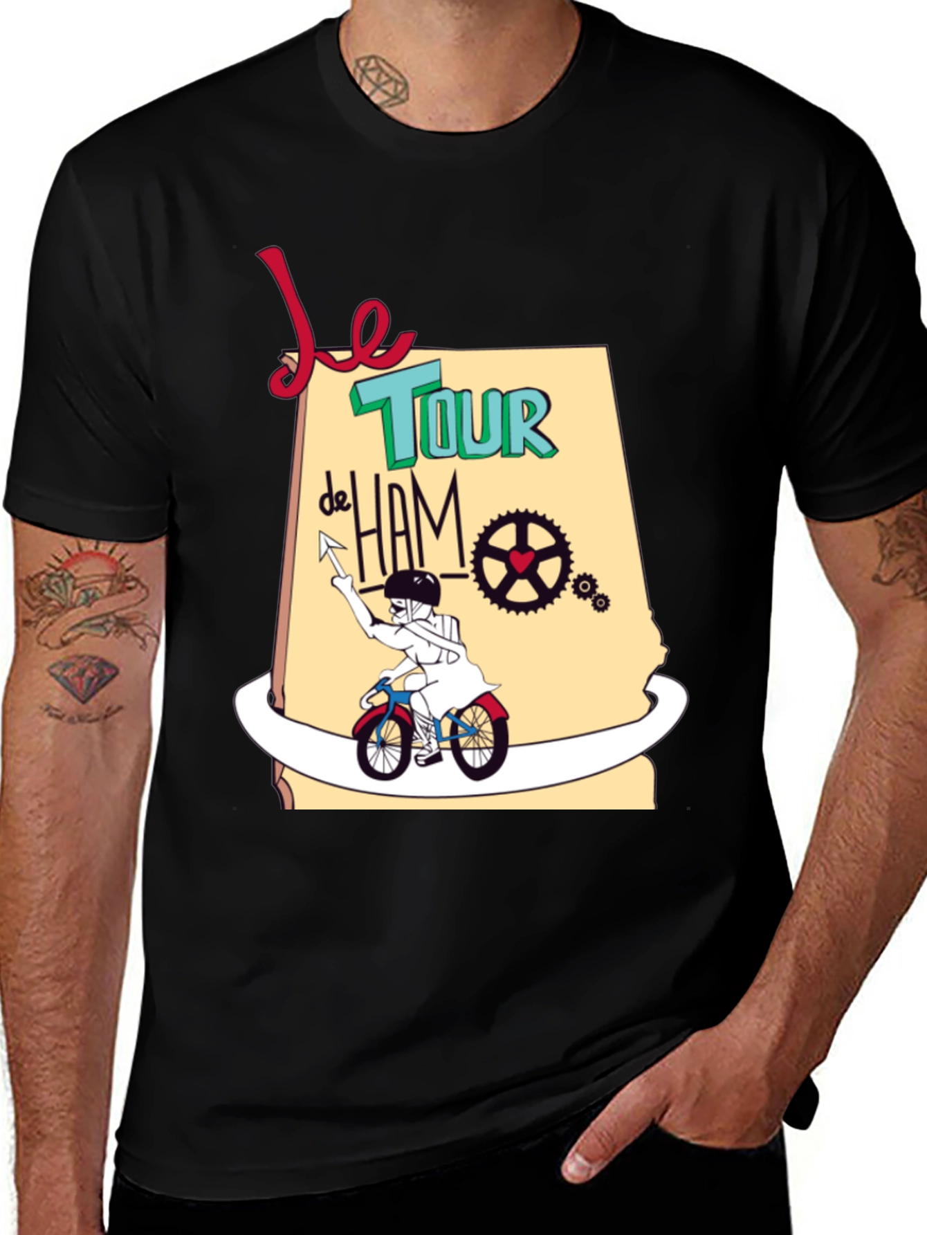Variant 21 of Le Tour de Ham Graphic T-Shirt