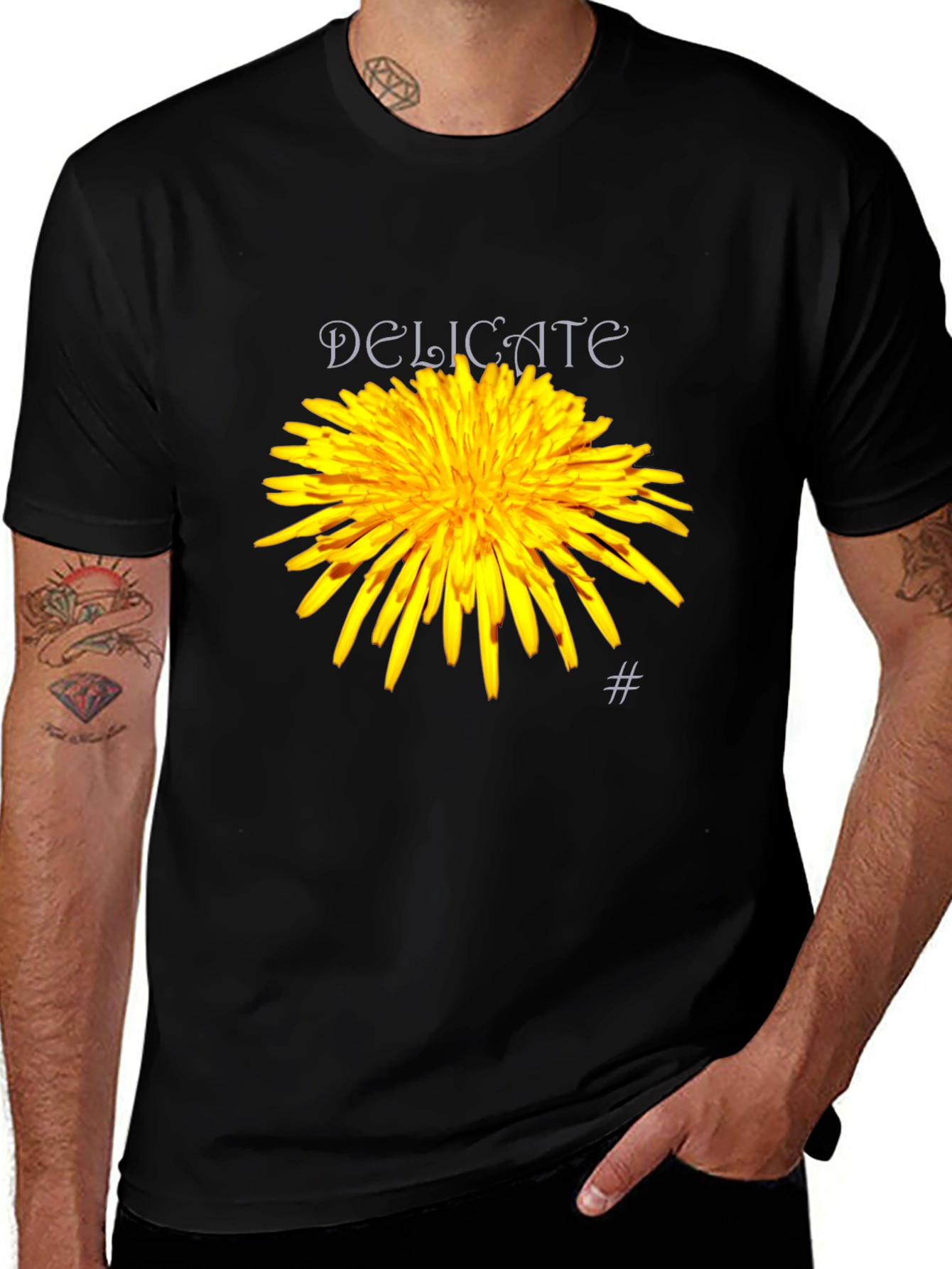 Variant 5 of Delicate Dandelion Graphic T-Shirt