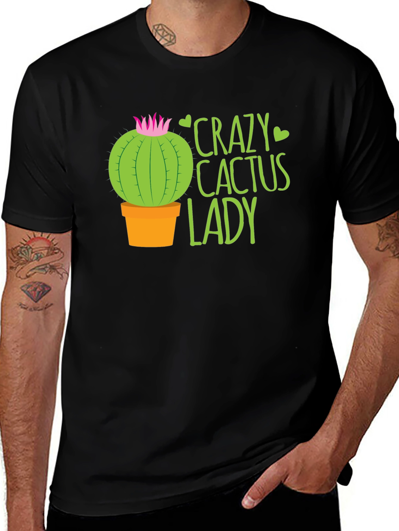 Variant 9 of Crazy Cactus Lady Graphic Tee