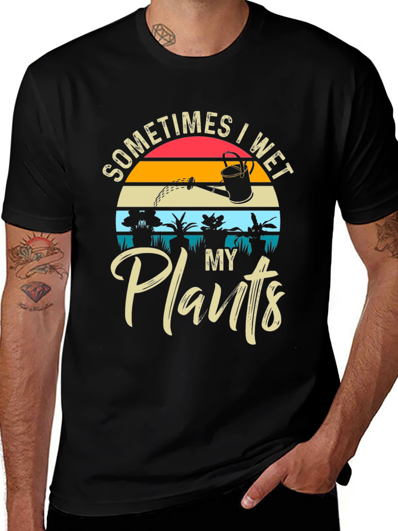 Variant 9 of Sometimes I Wet My Plants T-Shirt