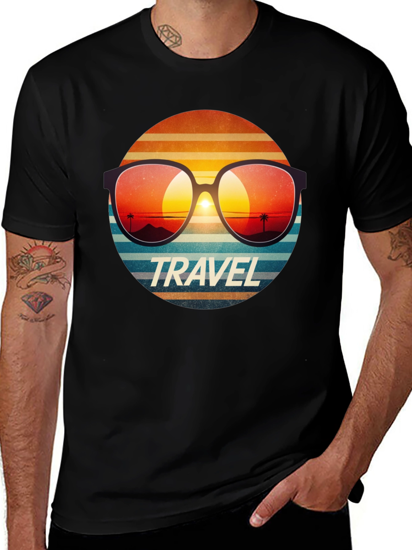 Retro Travel Graphic T-Shirt