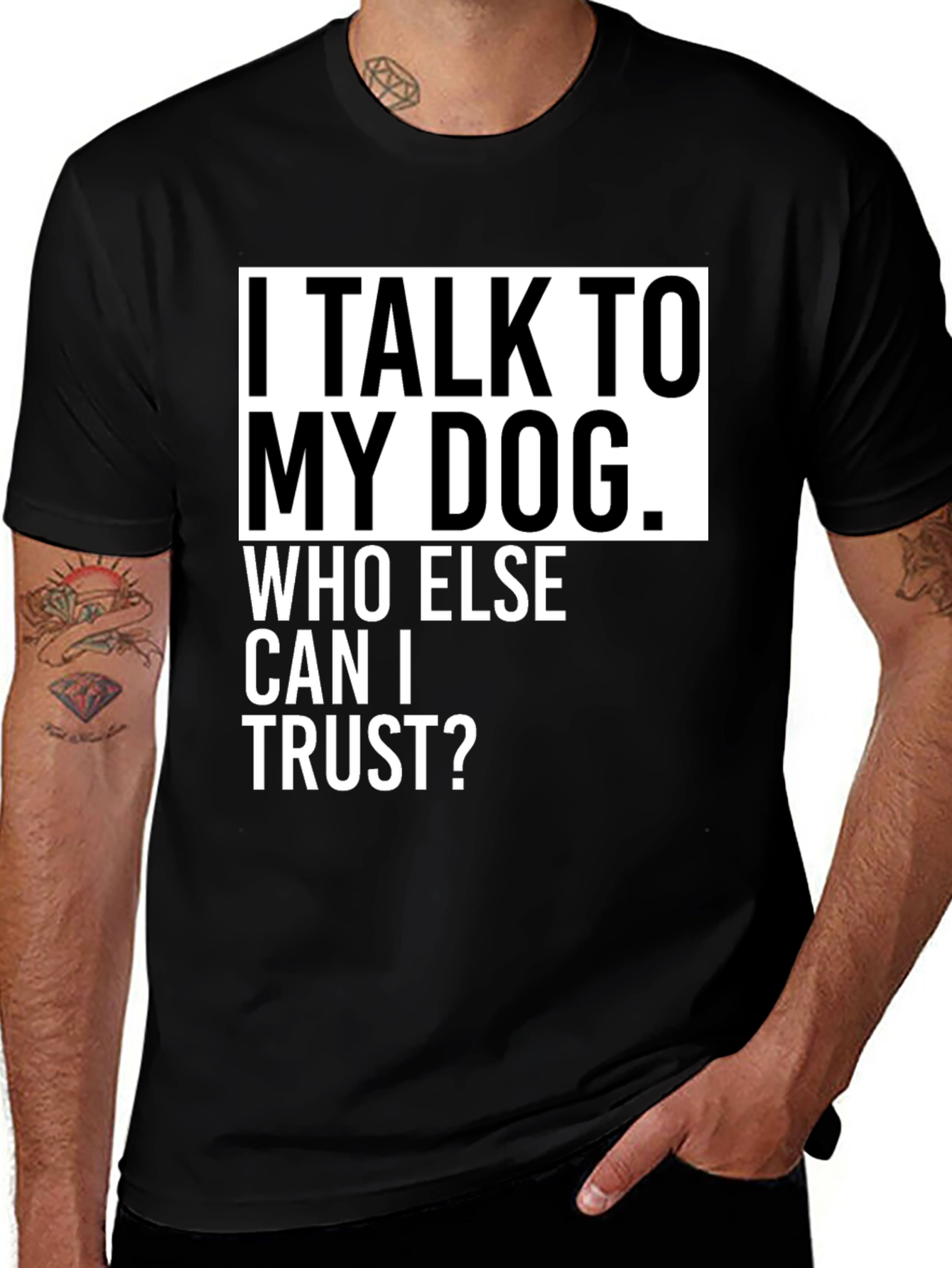 Variant 30 of I Talk To My Dog T-Shirt - Funny Dog Lover Tee