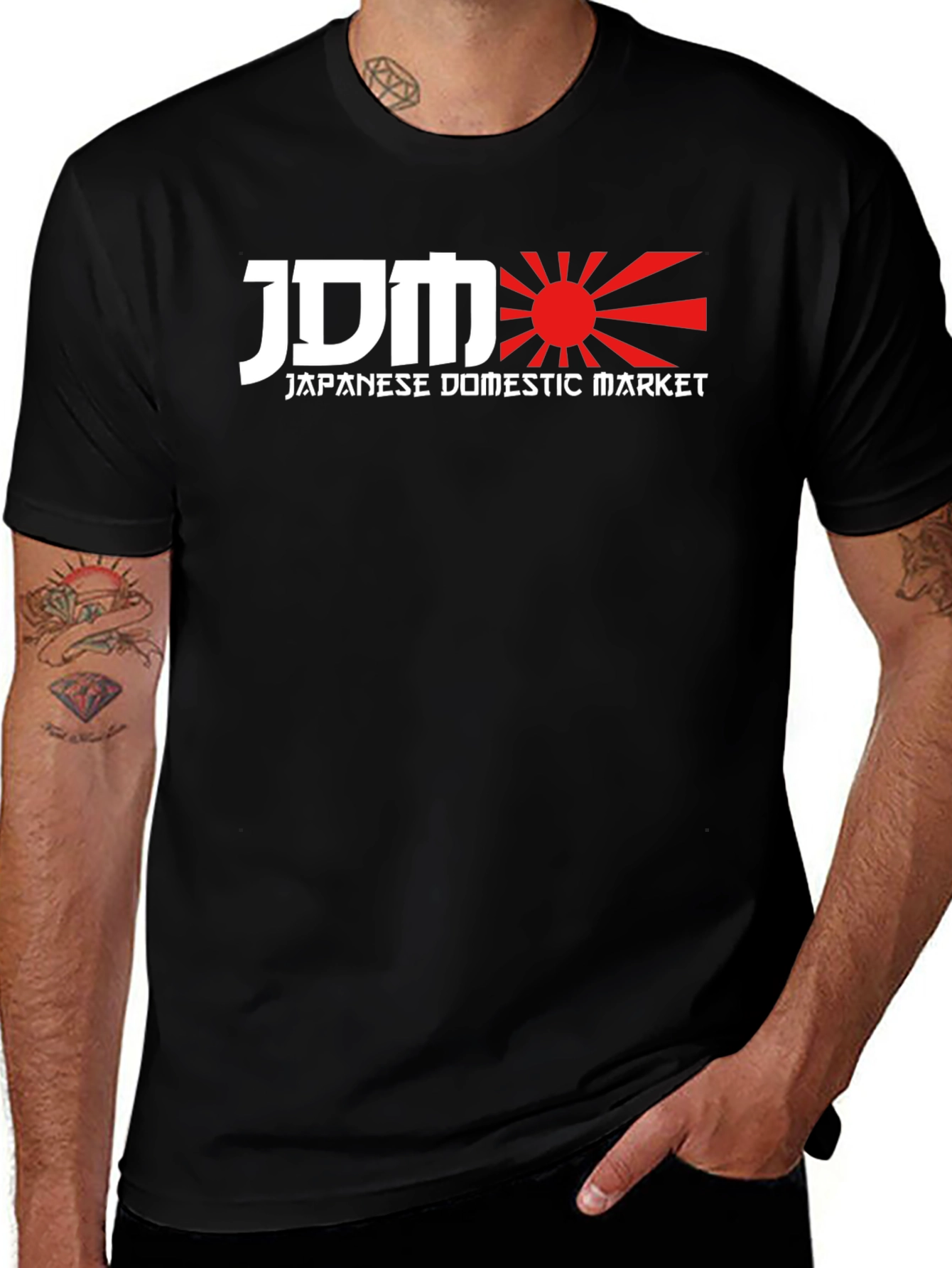 JDM Japanese Domestic Market Black T-Shirt